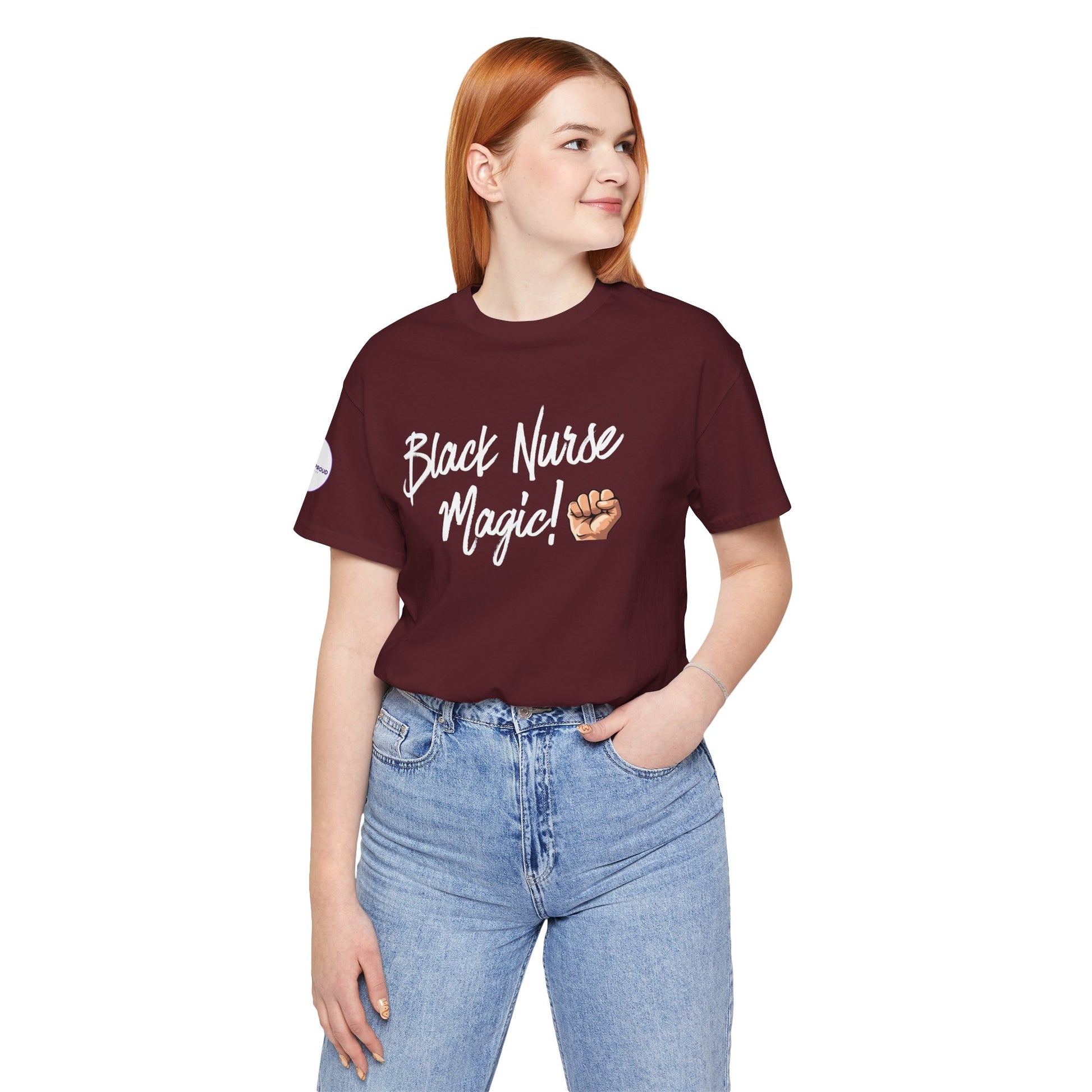 Black Nurse T-Shirt comfortable, durable shirt for long shifts and casual wear