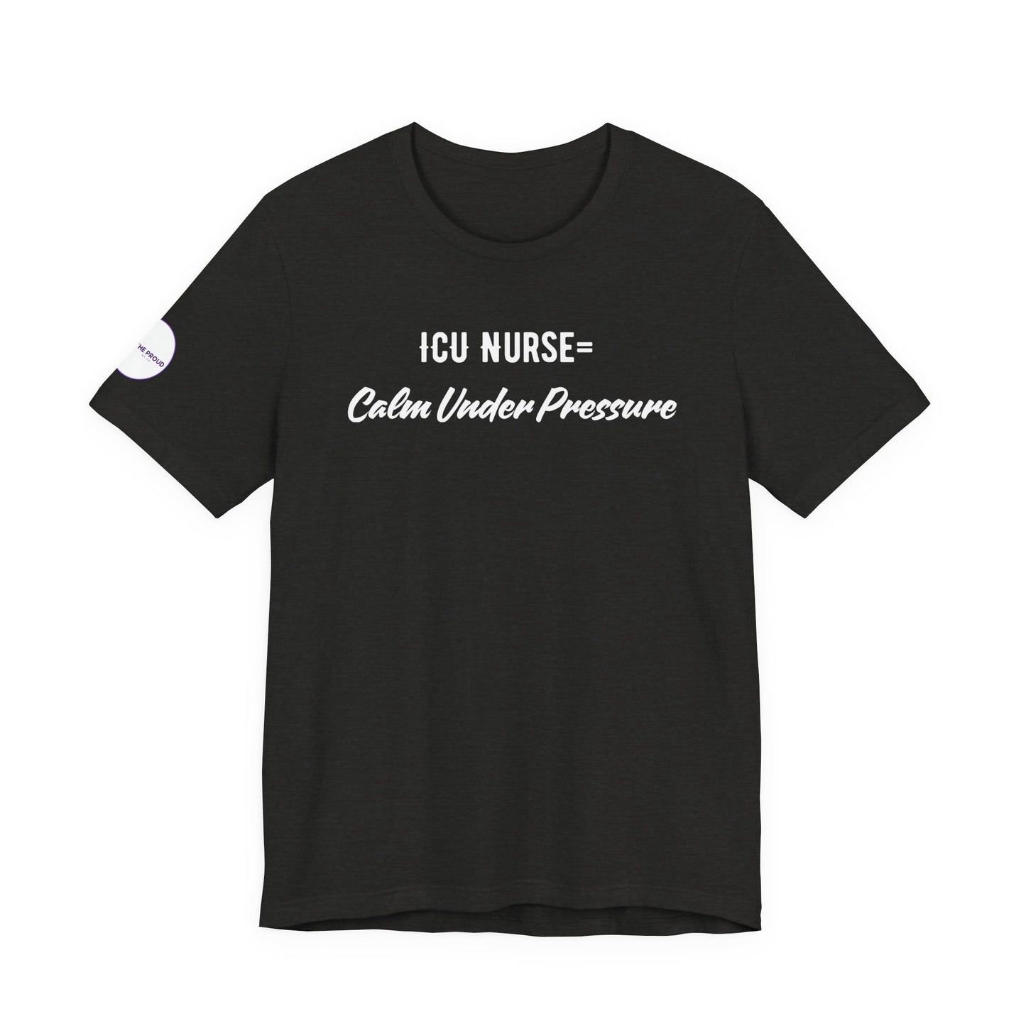 ICU Nurse Tee ethical, REACH certified cotton shirt for nurses