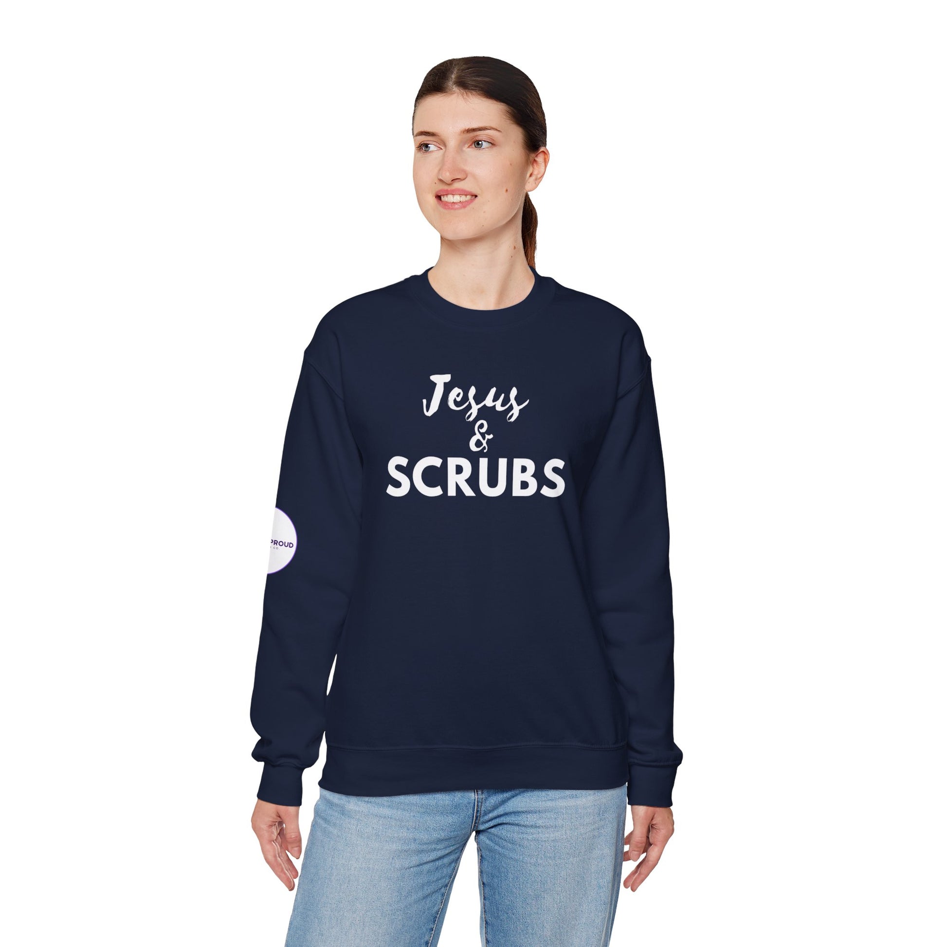 Unisex Crewneck Sweatshirt available in multiple color variants
