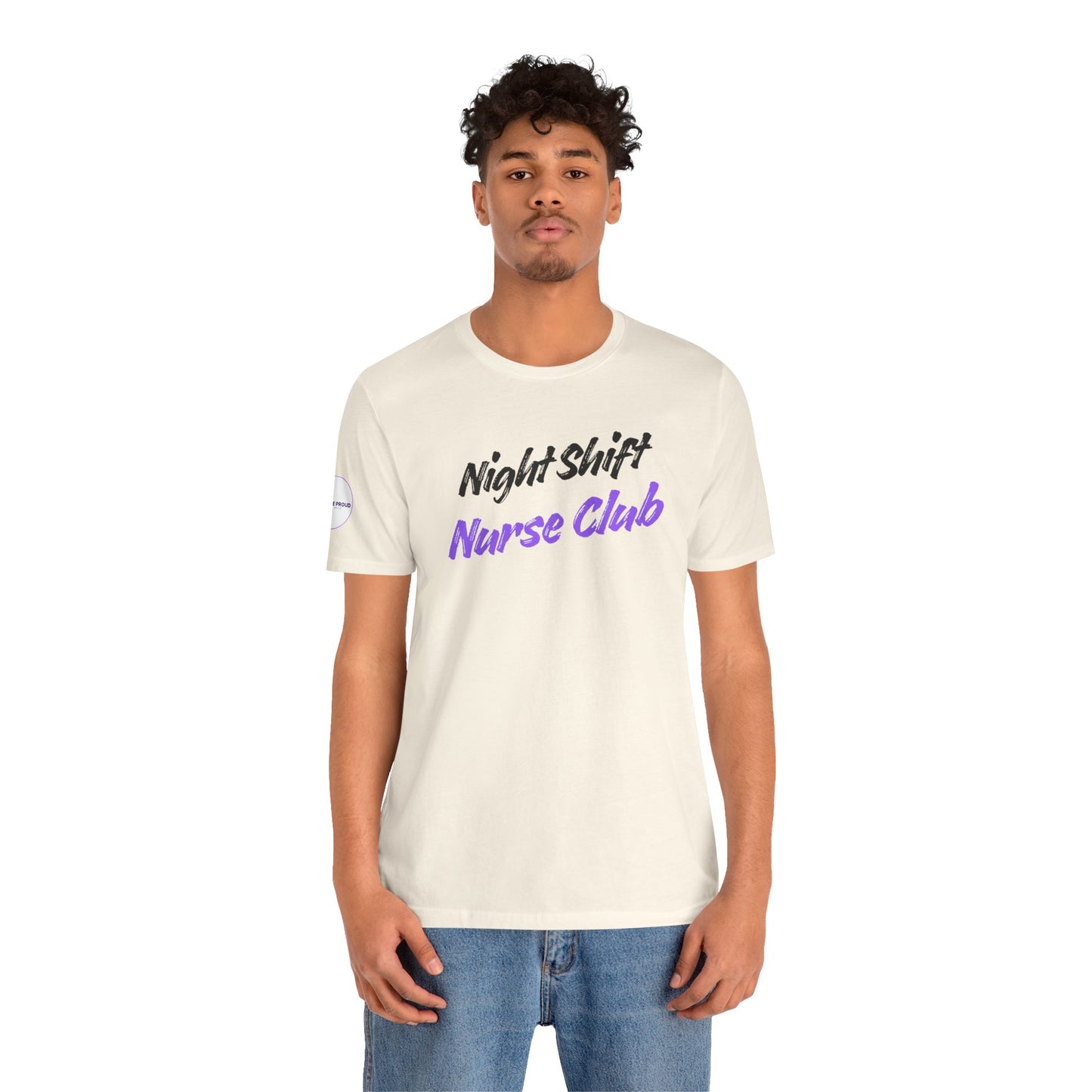 Night Shift Nurse T-Shirt designed for nurses working late-night shifts