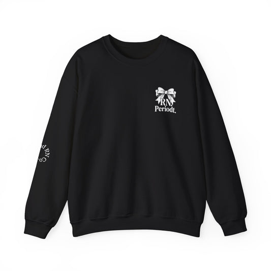 Front view of Unisex Heavy Blend Crewneck Sweatshirt with clean style