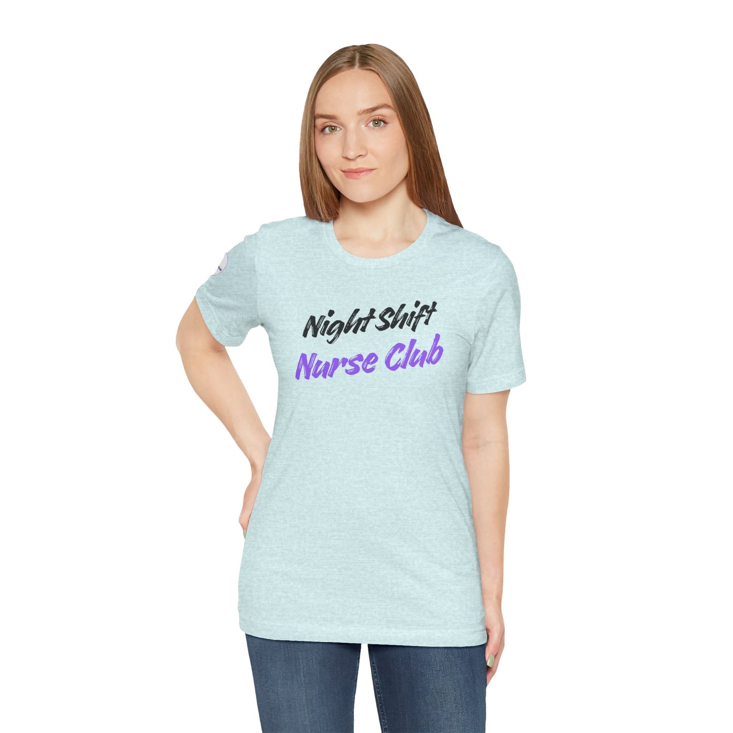Night Shift Nurse T-Shirt designed for nurses working late-night shifts