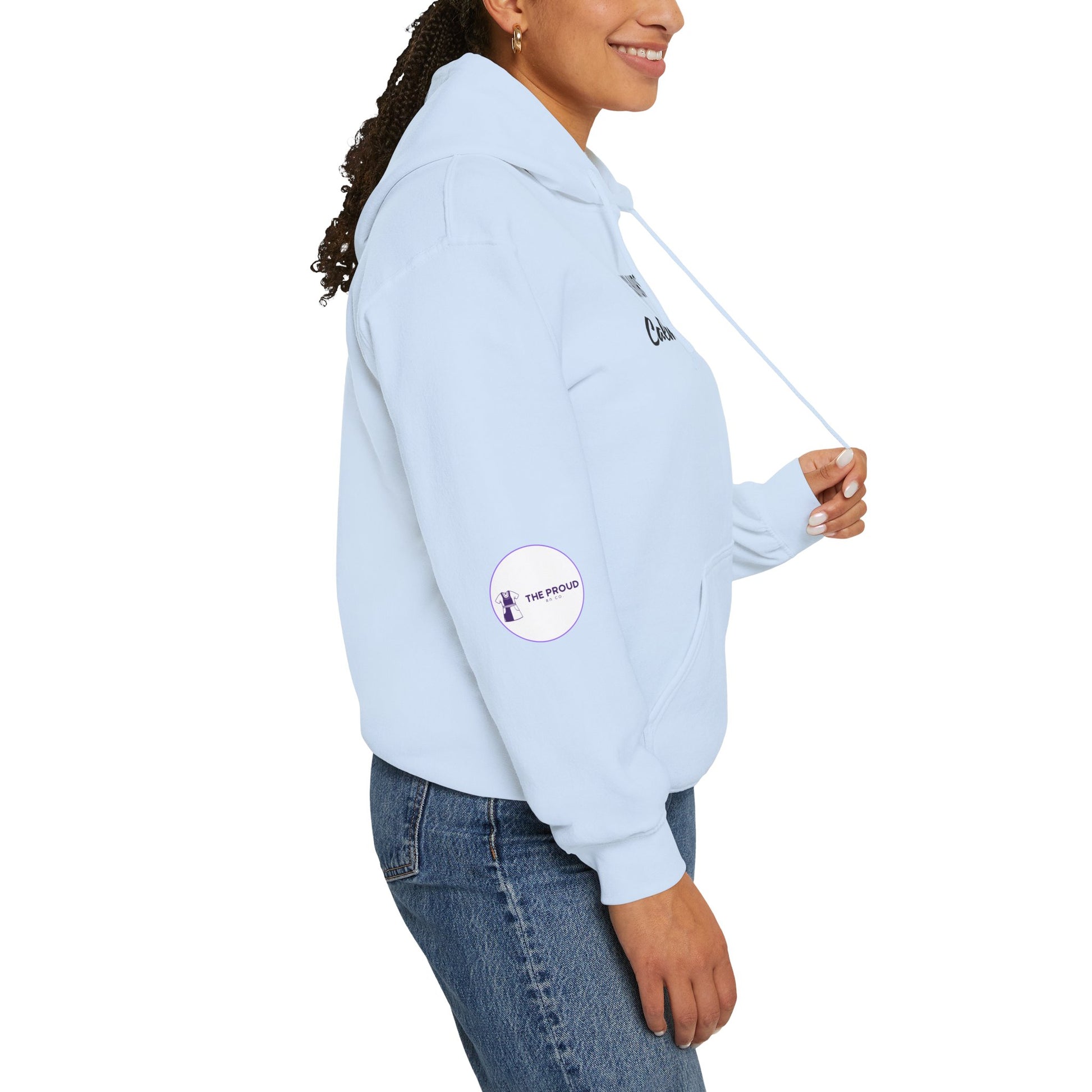 ICU Nurse Hoodie with calm under pressure quote design