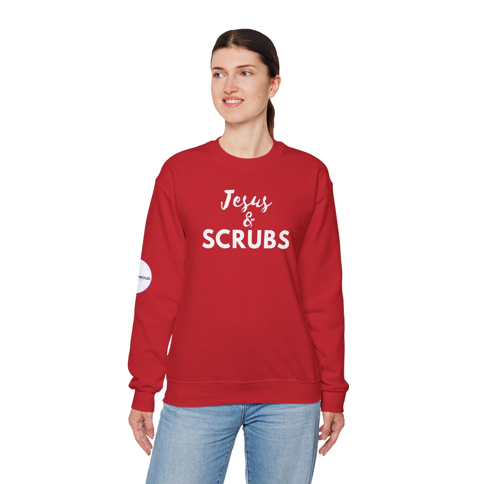 Unisex Crewneck Sweatshirt available in multiple color variants