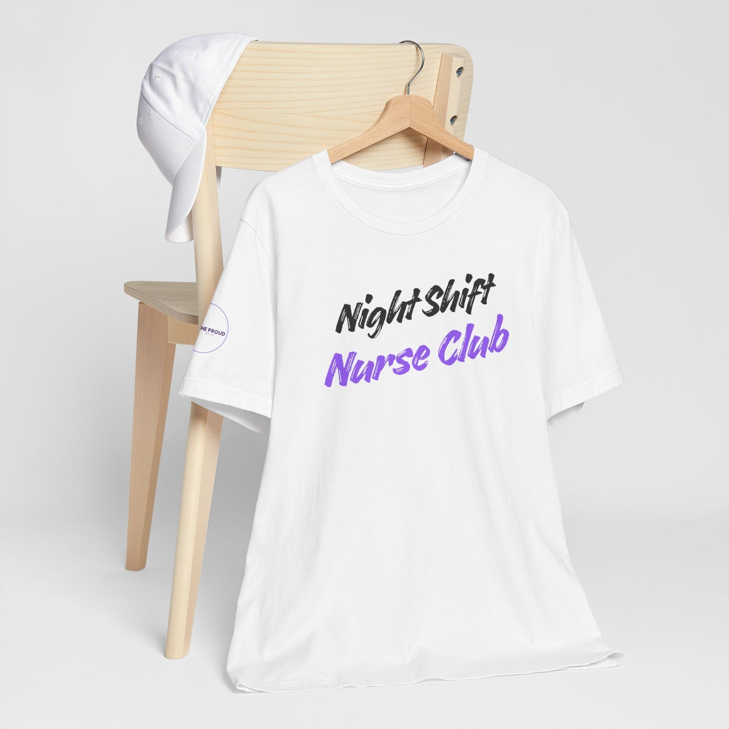 Night Shift Nurse T-Shirt designed for nurses working late-night shifts