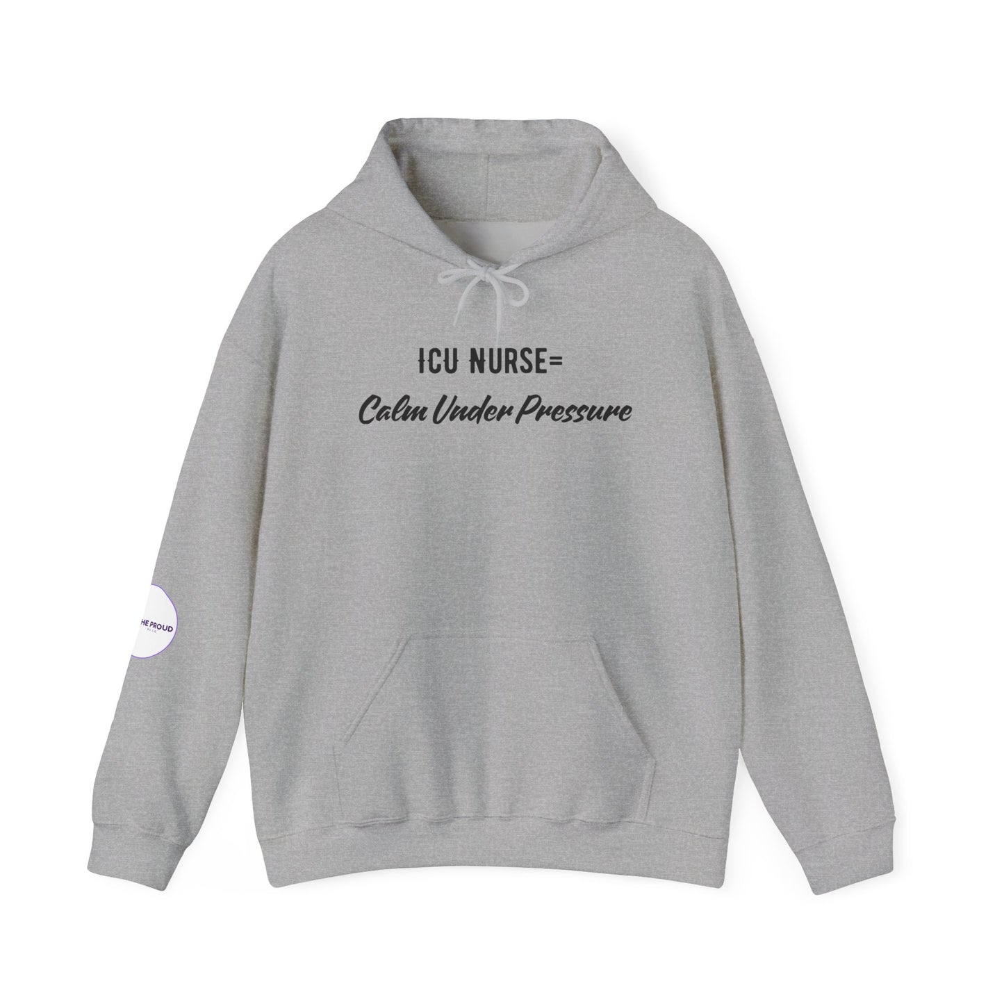ICU Nurse Hoodie cozy sweatshirt with kangaroo pocket