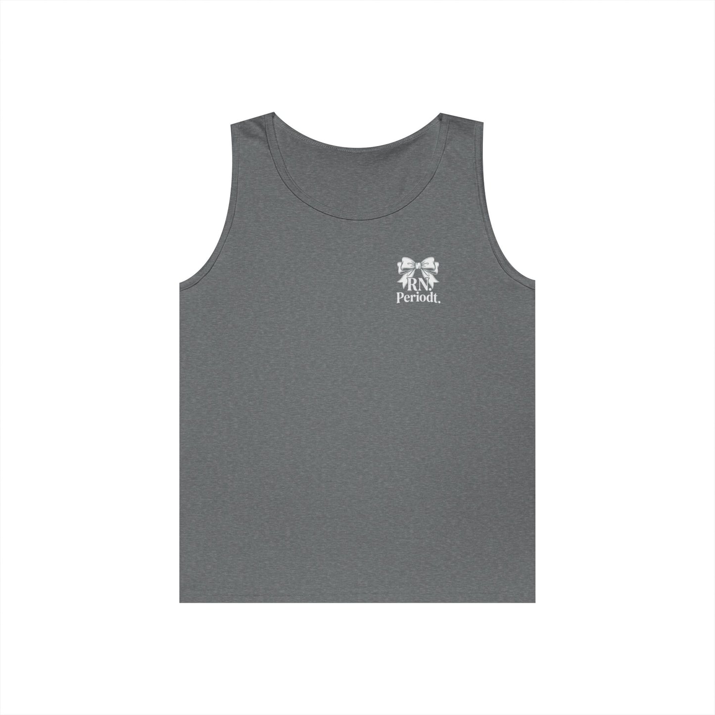Bow Logo Tank Top styled for casual summer outfit