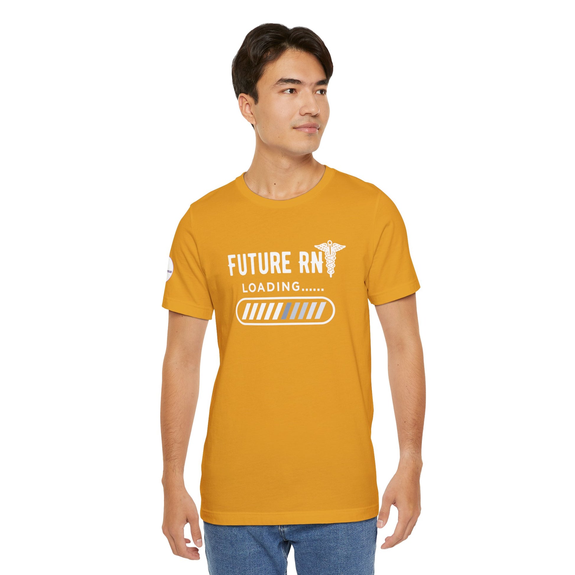 Future RN T-Shirt with stethoscope and loading bar artwork