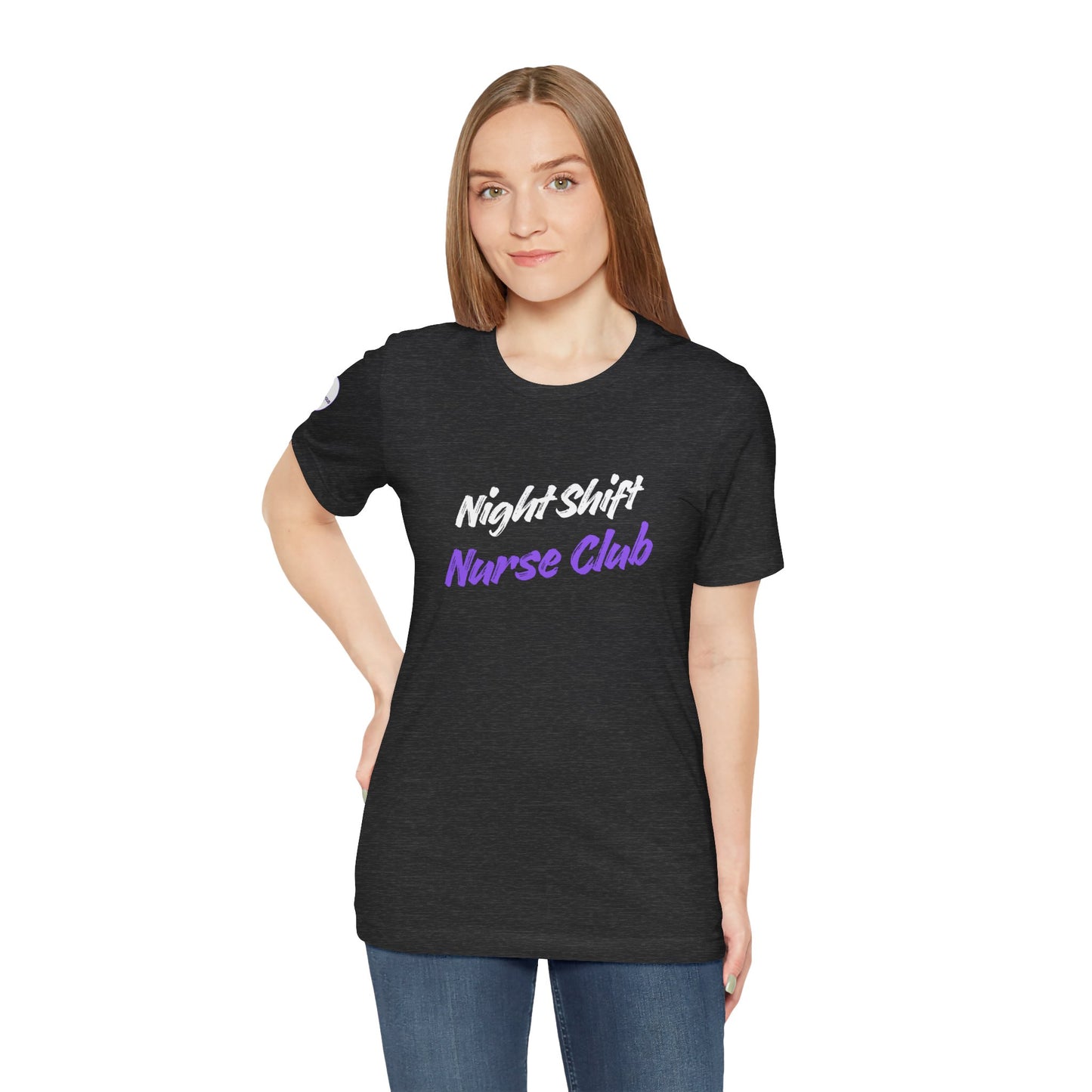 Night Shift Nurse T-Shirt designed for nurses working late-night shifts