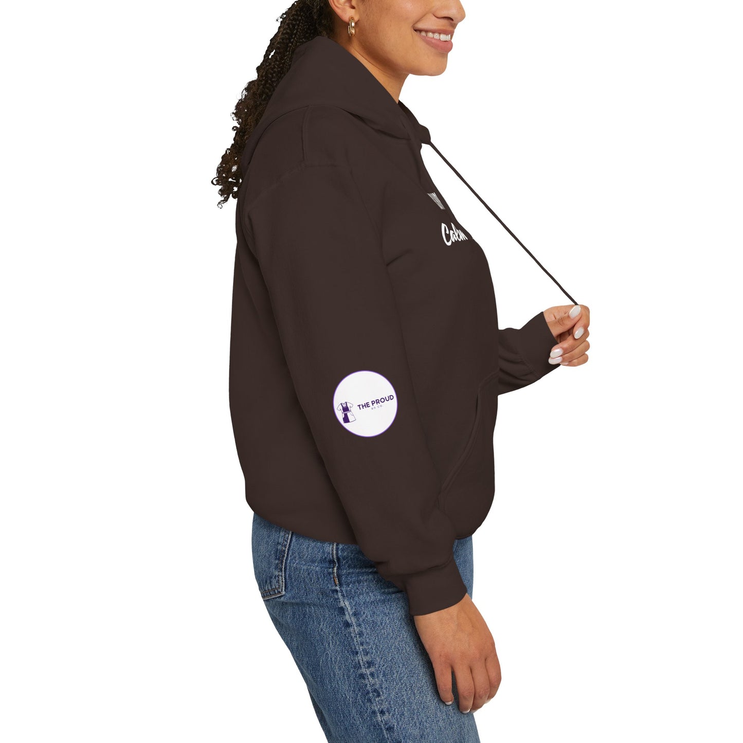 ICU Nurse Hoodie with calm under pressure quote design