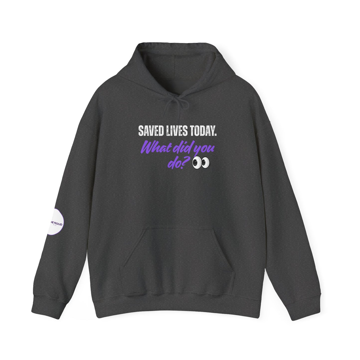 Saved Lives Today Hoodie warm sweatshirt for nurses and caregivers