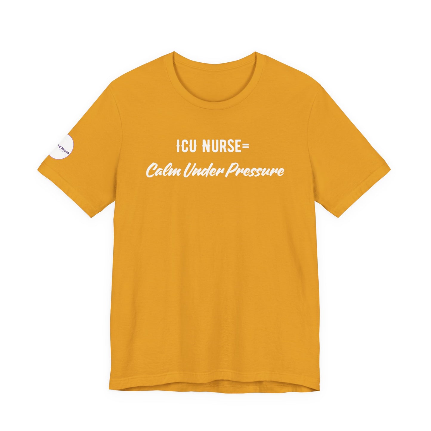 ICU Nurse Tee high-quality print on front and sleeve