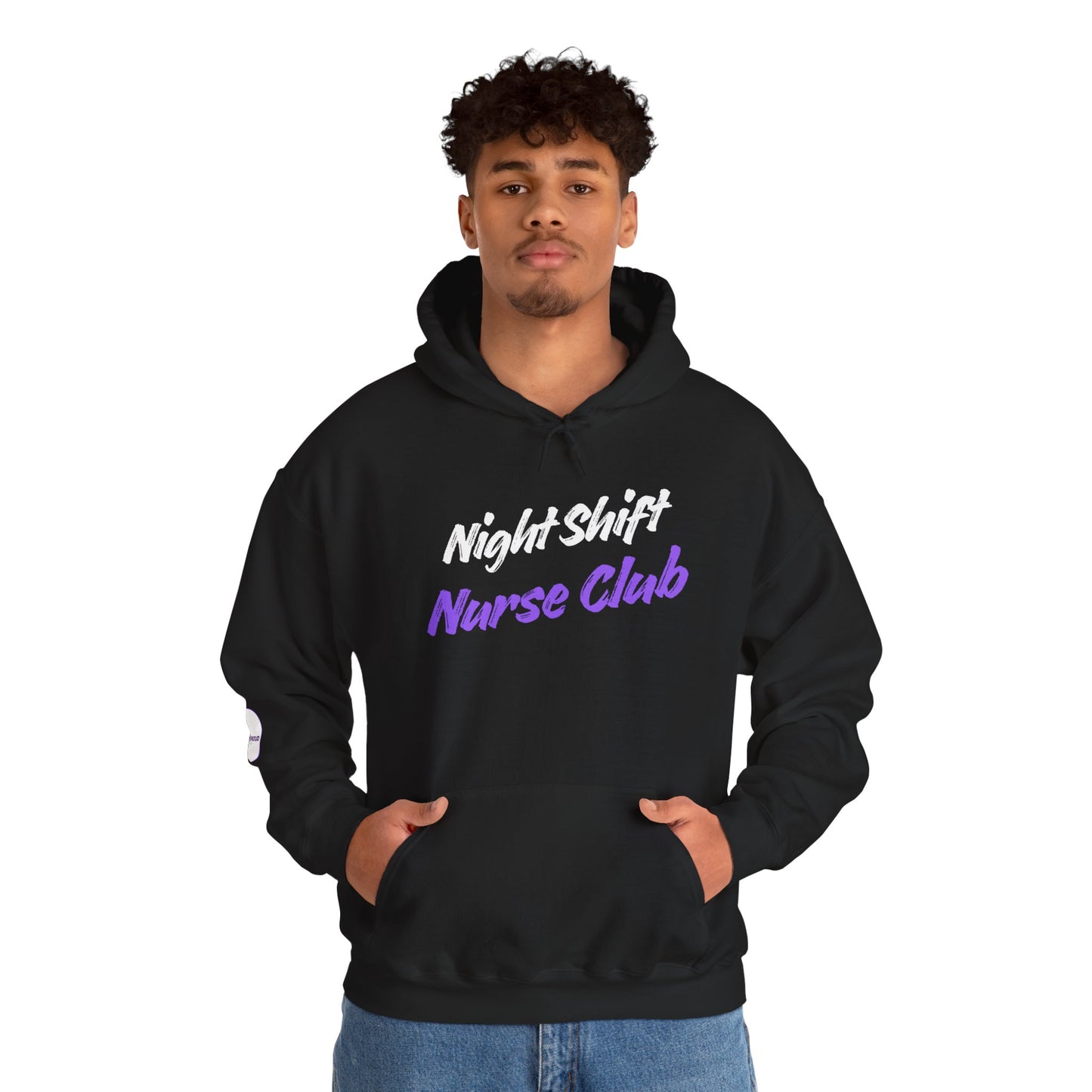 Night Shift Nurse Club Hoodie stylish gift for healthcare workers