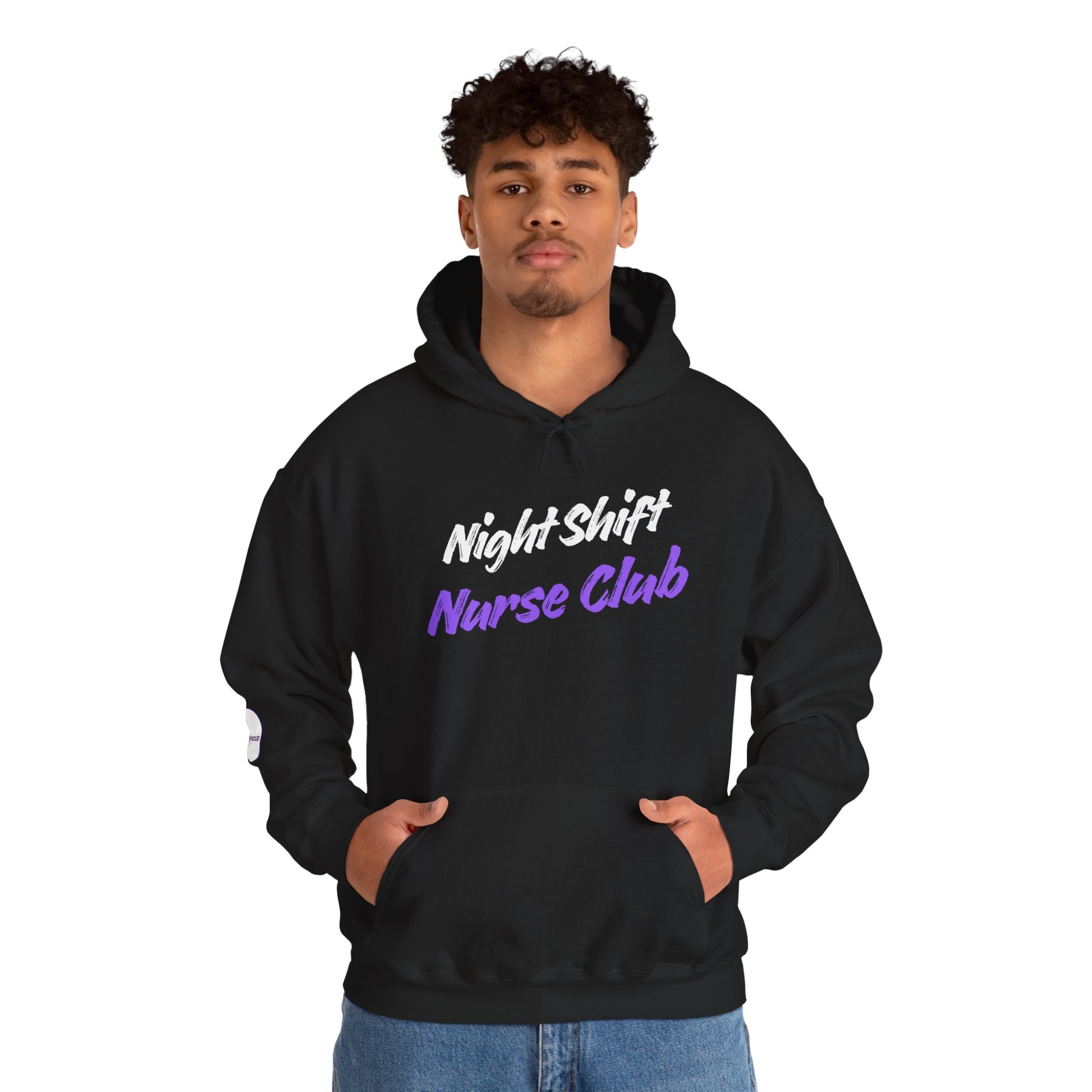 Night Shift Nurse Club Hoodie stylish gift for healthcare workers