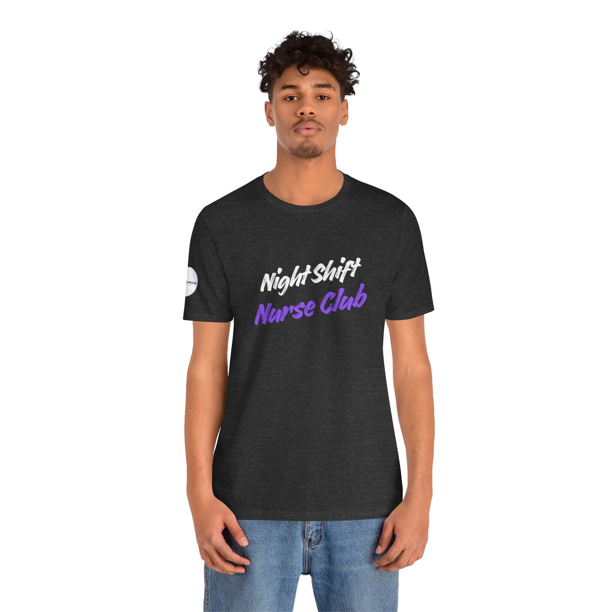 Night Shift Nurse T-Shirt designed for nurses working late-night shifts