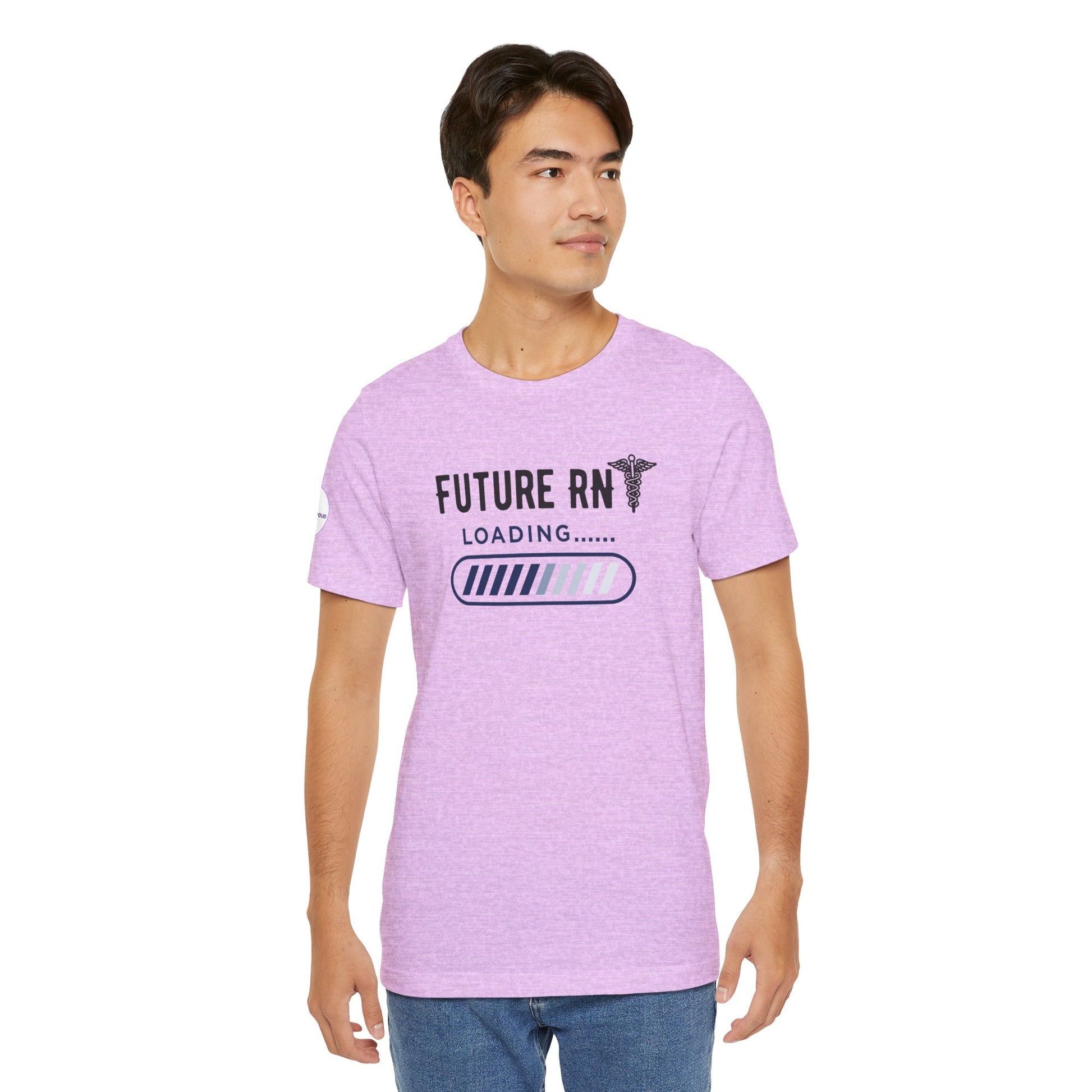 Future RN T-Shirt with stethoscope and loading bar artwork