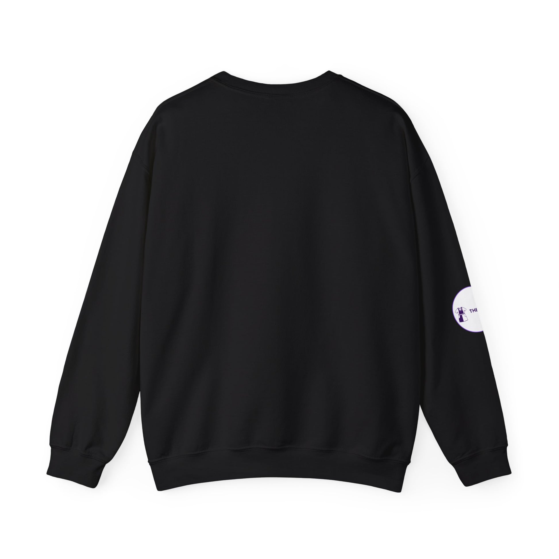 Christian Nurse Sweatshirt close up of embroidered text detail