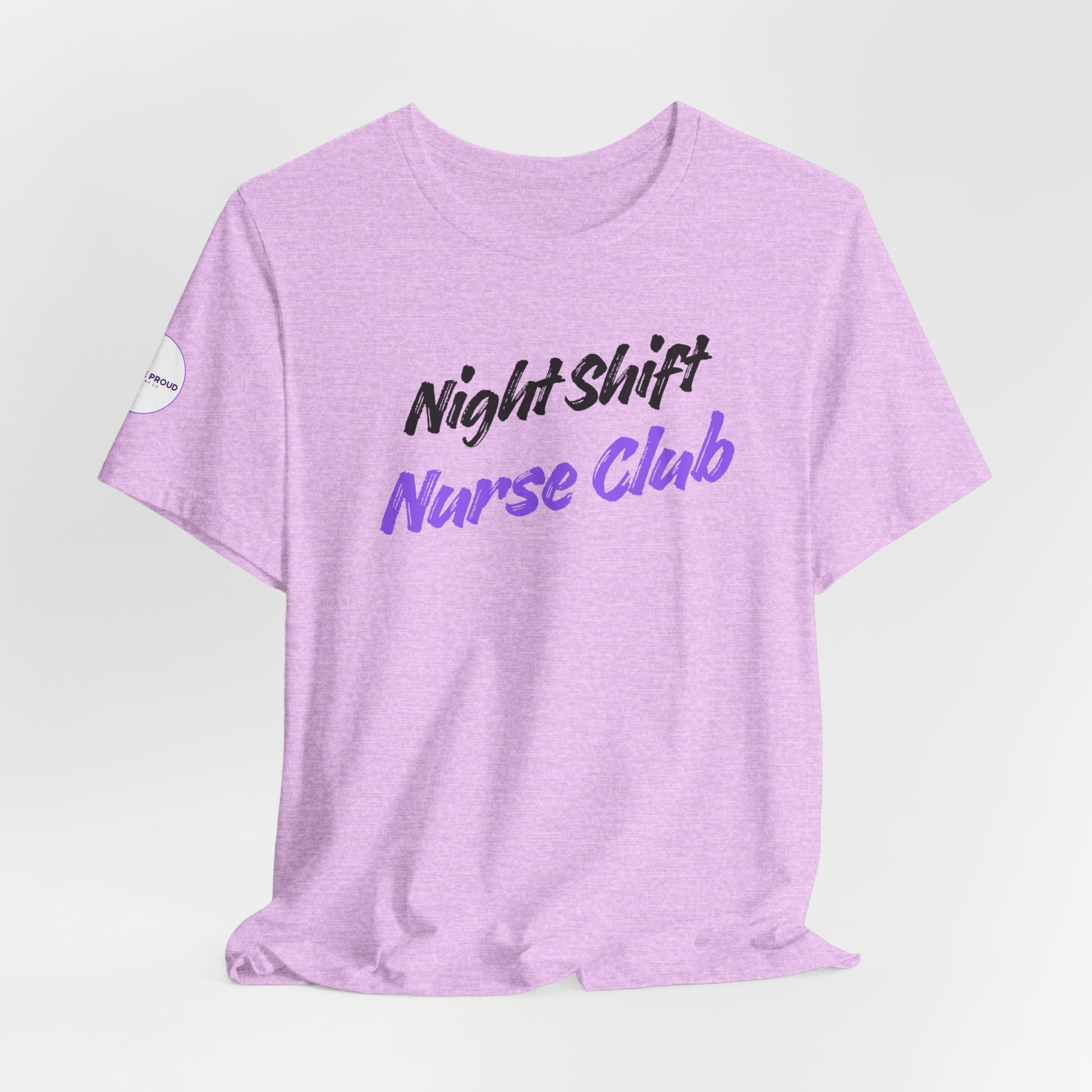 Night Shift Nurse T-Shirt designed for nurses working late-night shifts