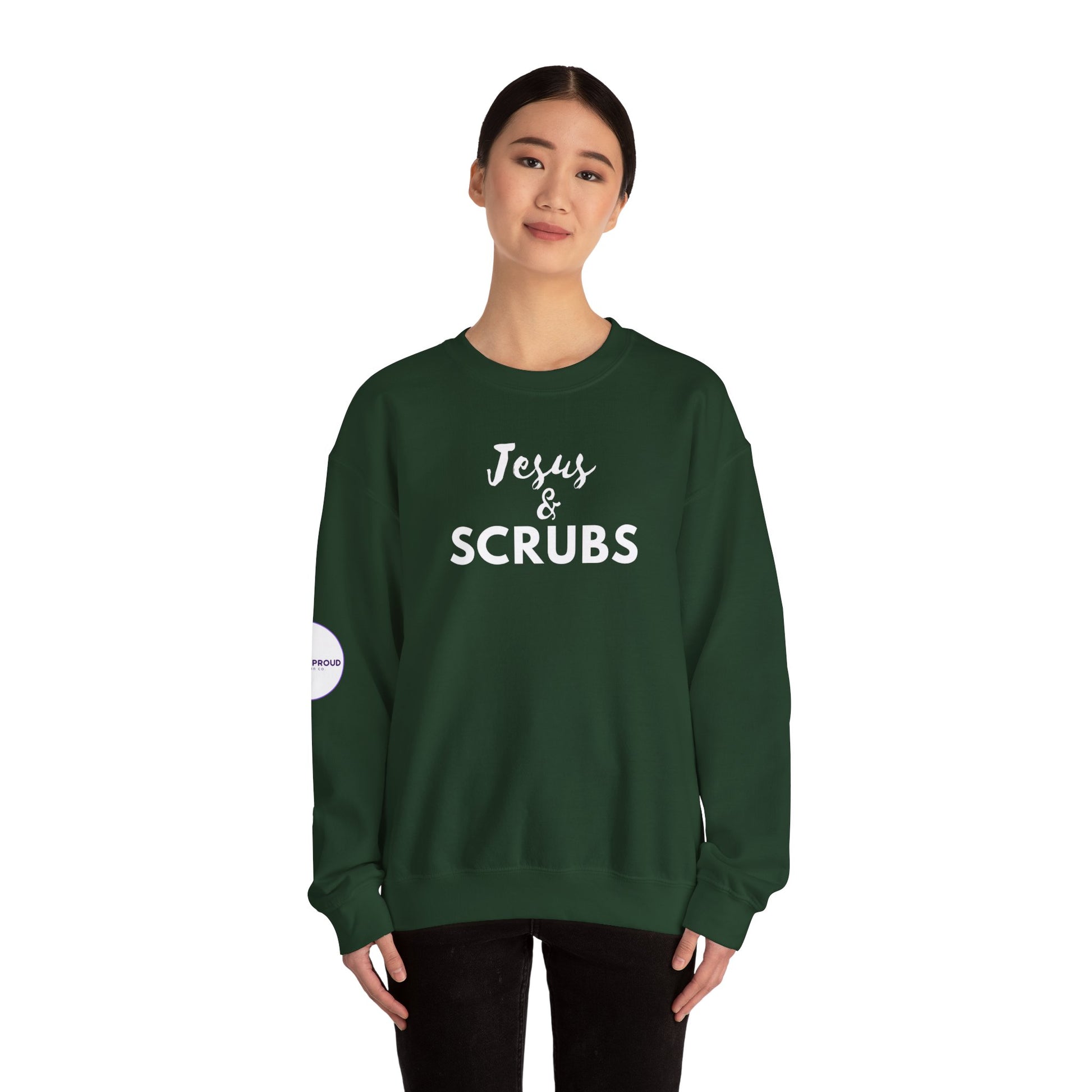 Unisex Crewneck Sweatshirt available in multiple color variants