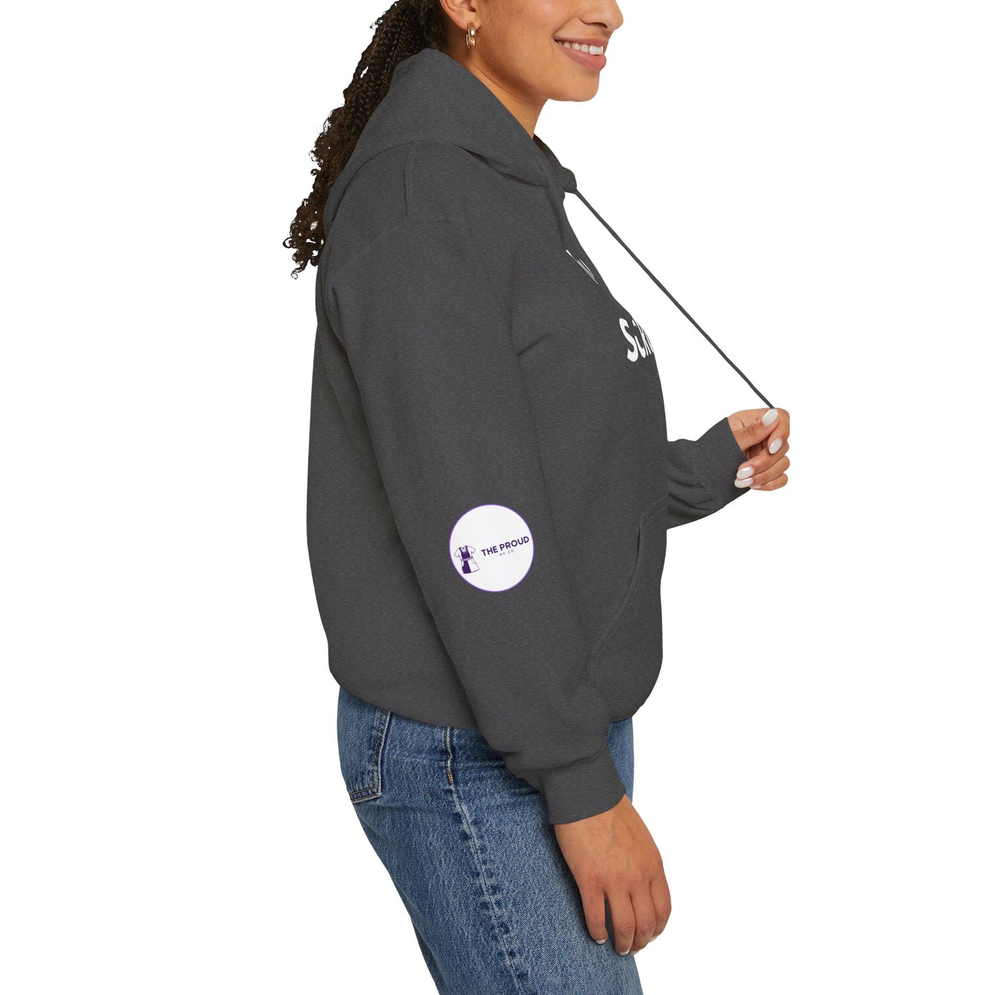 Christian Nurse Hoodie clean design with subtle sleeve detail