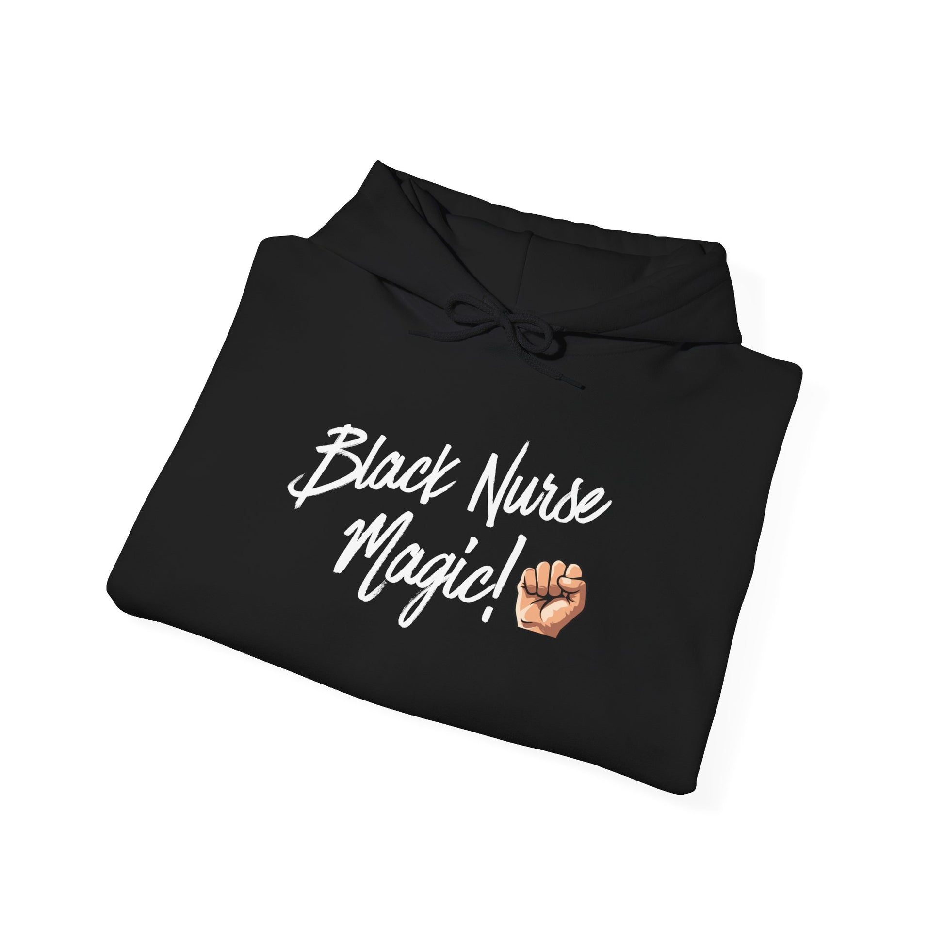 Black Nurse Magic Hoodie soft sweatshirt for everyday wear