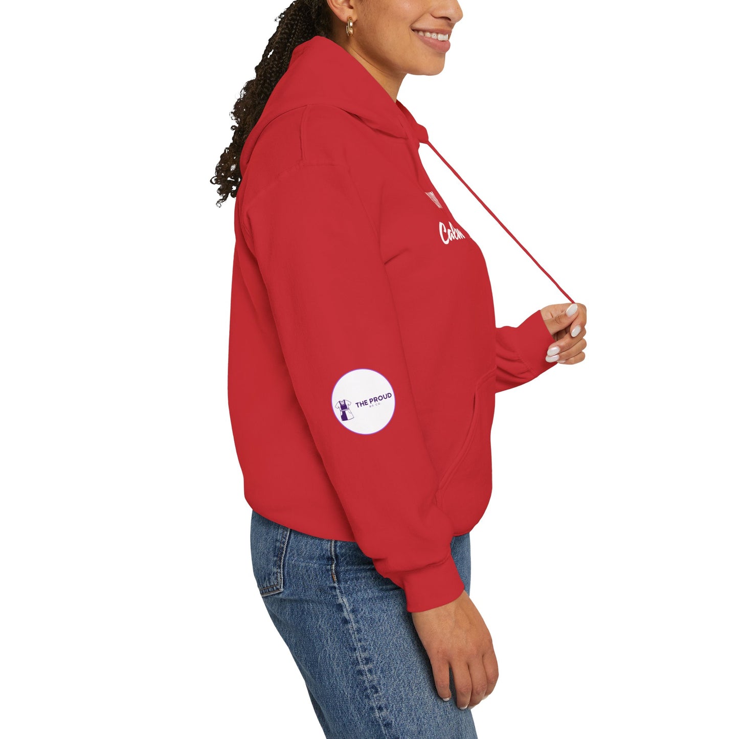 ICU Nurse Hoodie with calm under pressure quote design