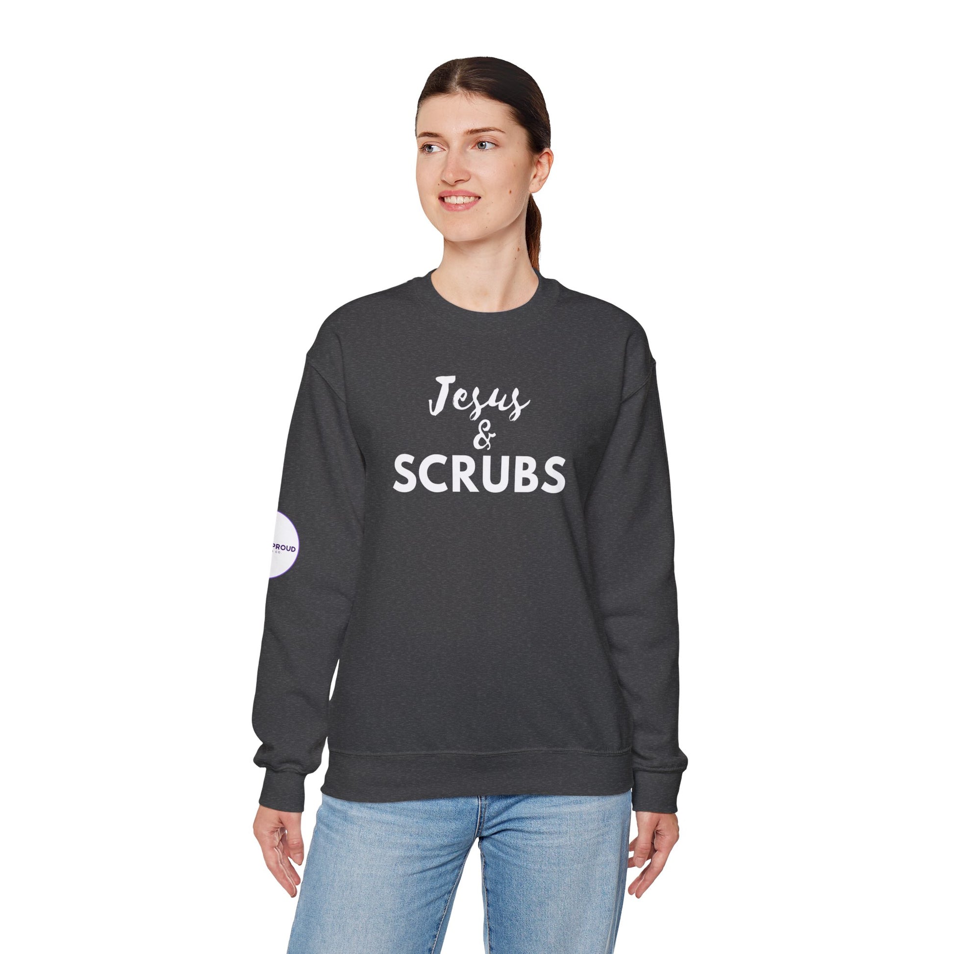 Unisex Crewneck Sweatshirt available in multiple color variants