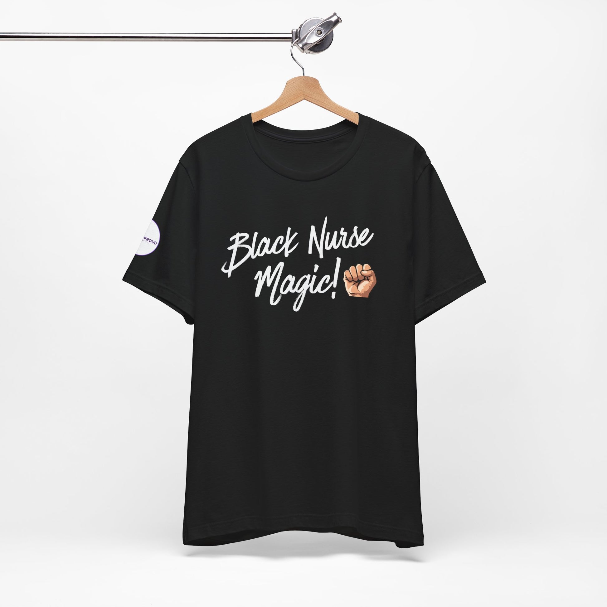 Black Nurse T-Shirt comfortable, durable shirt for long shifts and casual wear