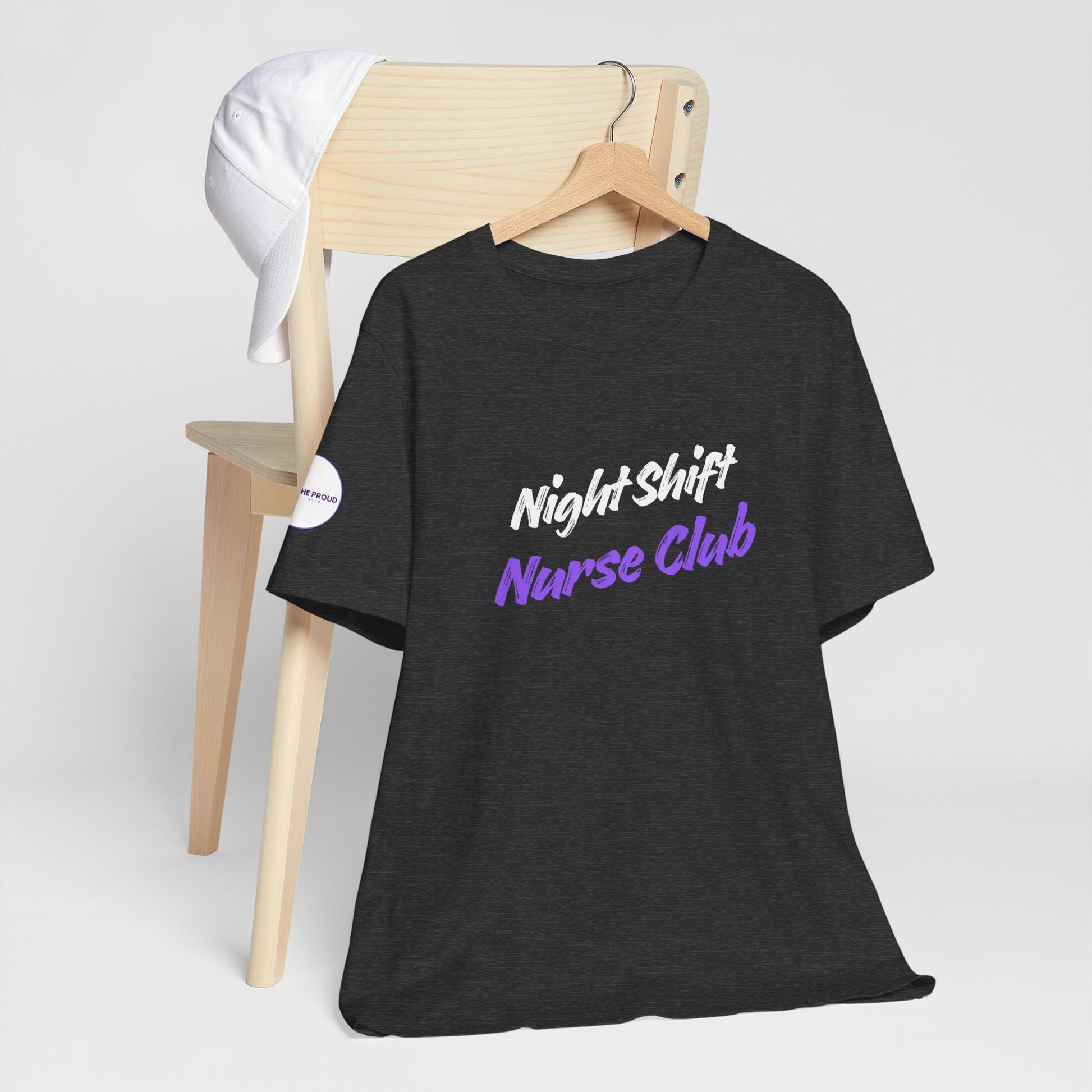 Night Shift Nurse T-Shirt designed for nurses working late-night shifts