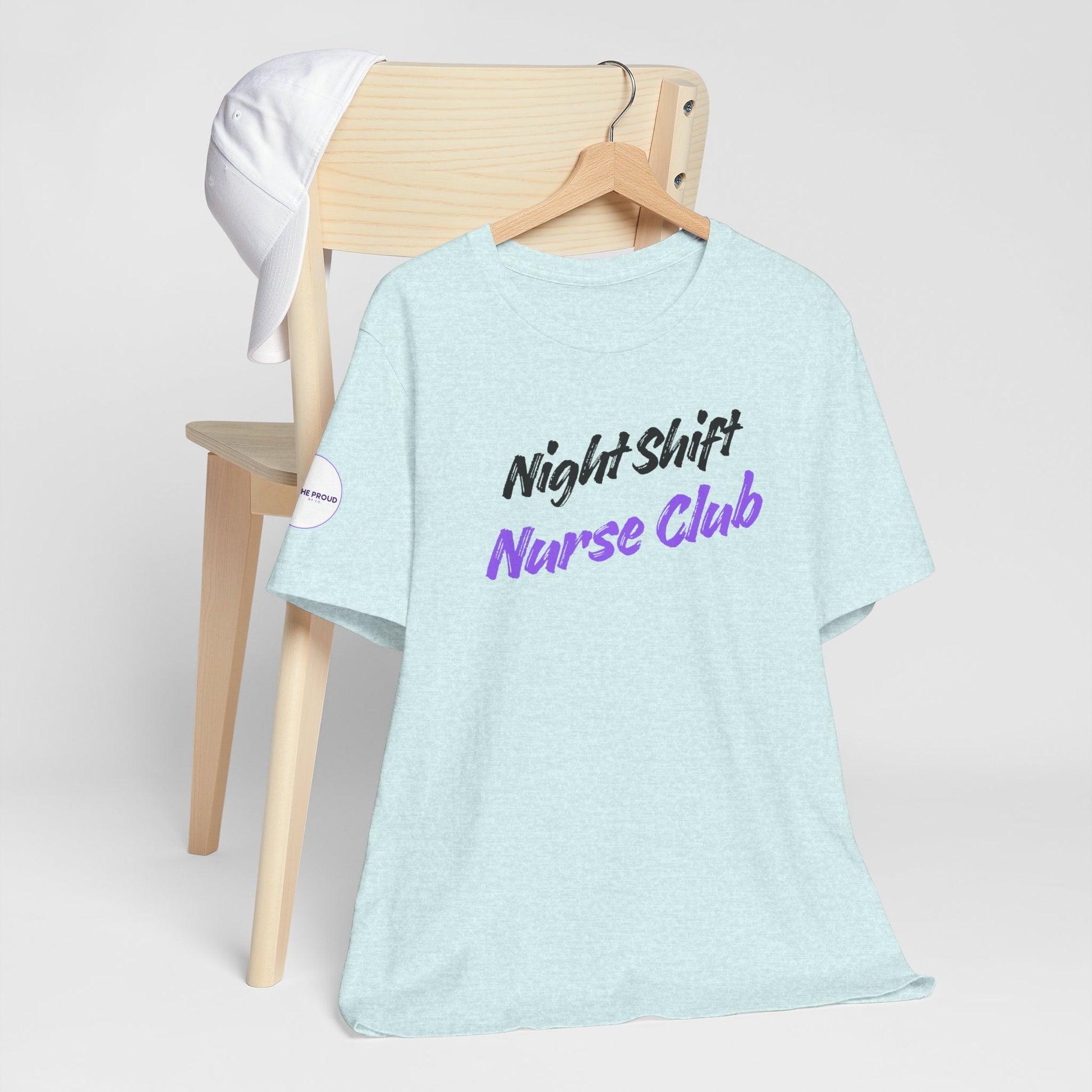 Night Shift Nurse T-Shirt designed for nurses working late-night shifts