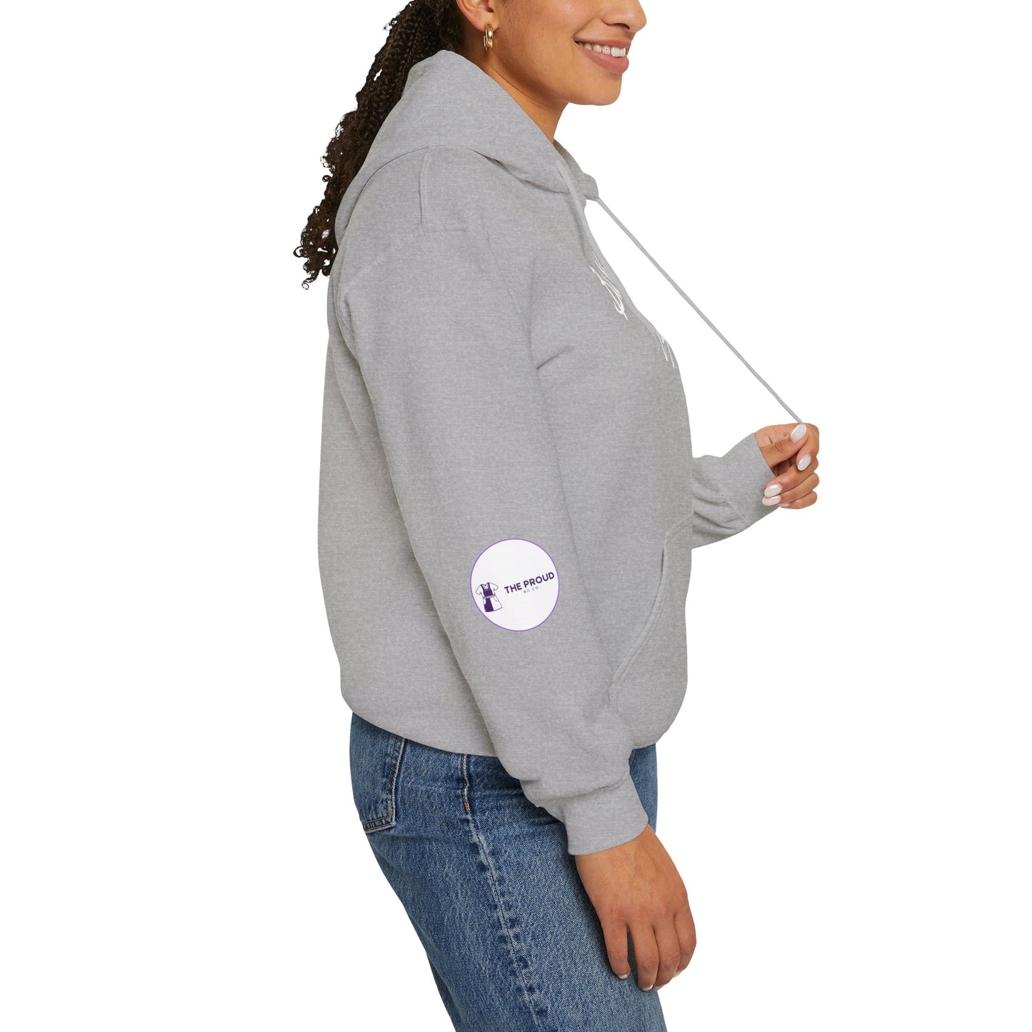 Black Nurse Magic Hoodie cozy fleece pullover for nurses