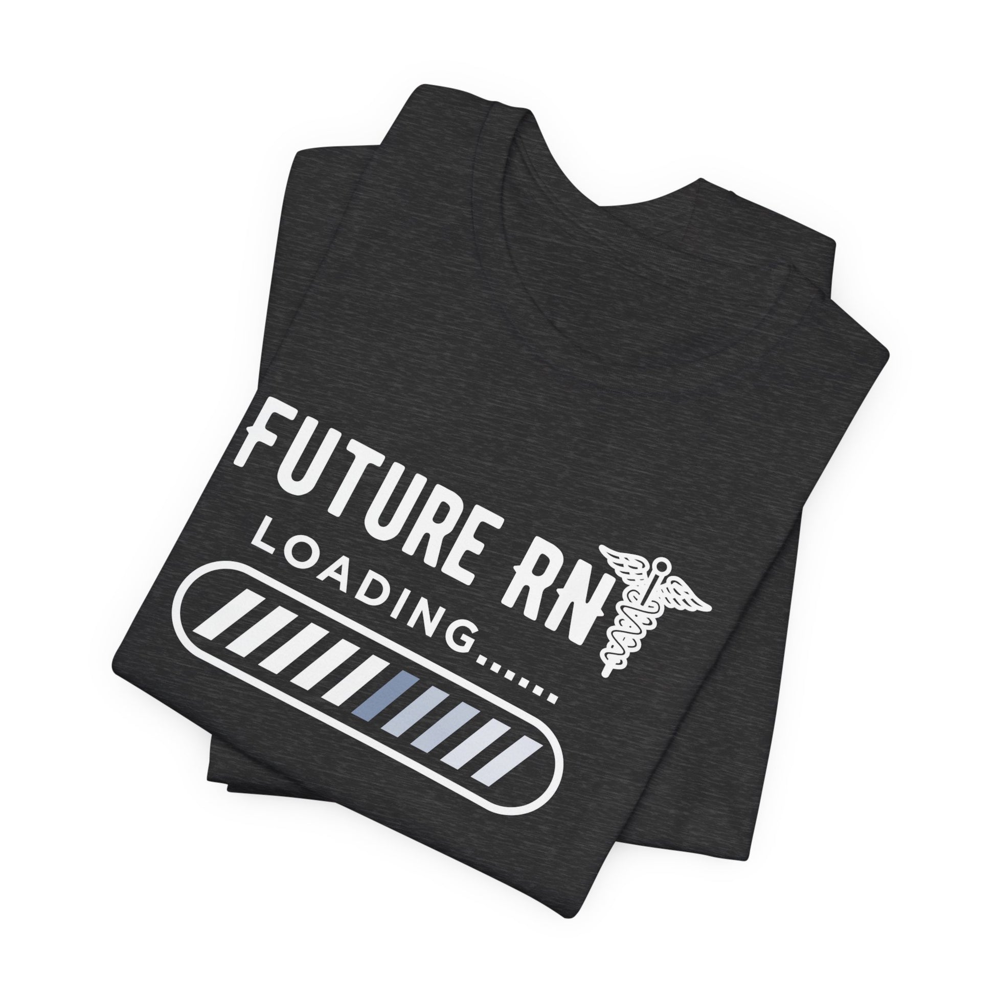 Future RN T-Shirt with stethoscope and loading bar artwork