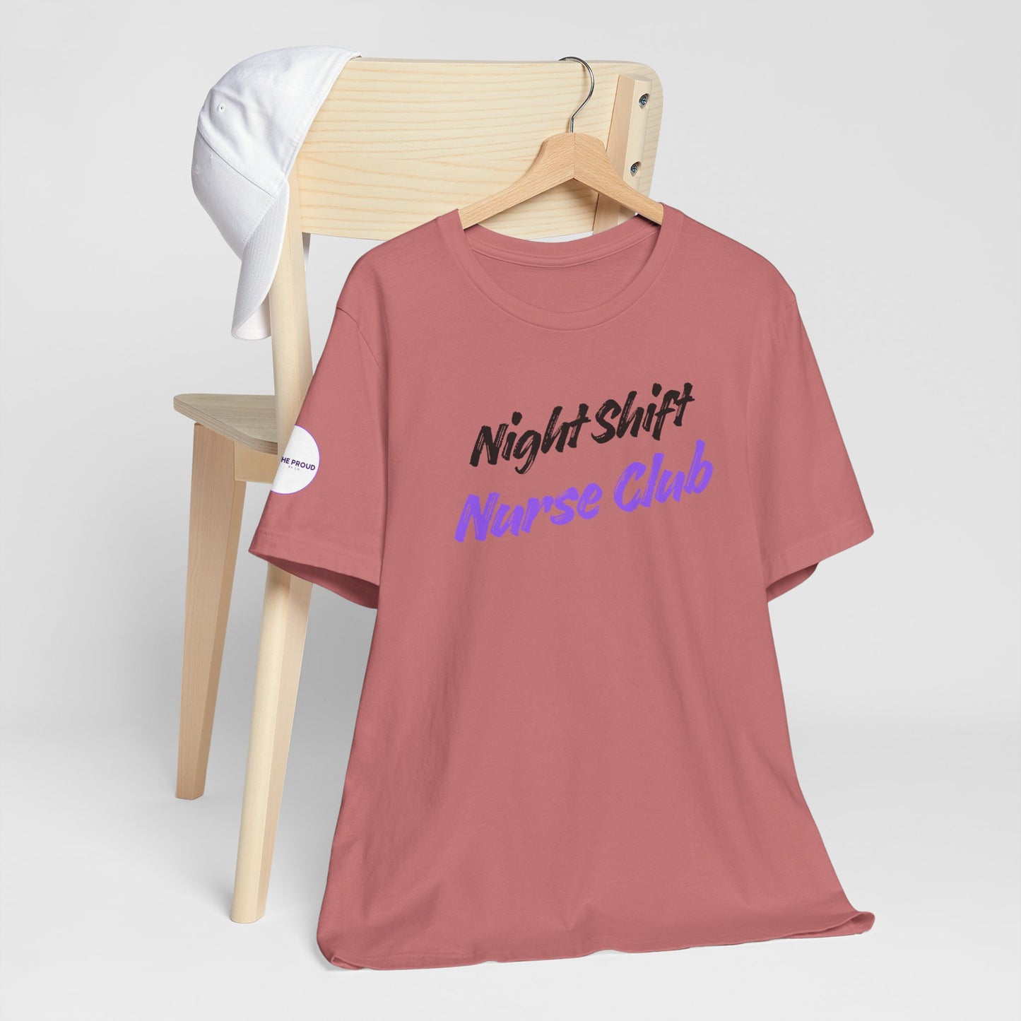 Night Shift Nurse T-Shirt designed for nurses working late-night shifts