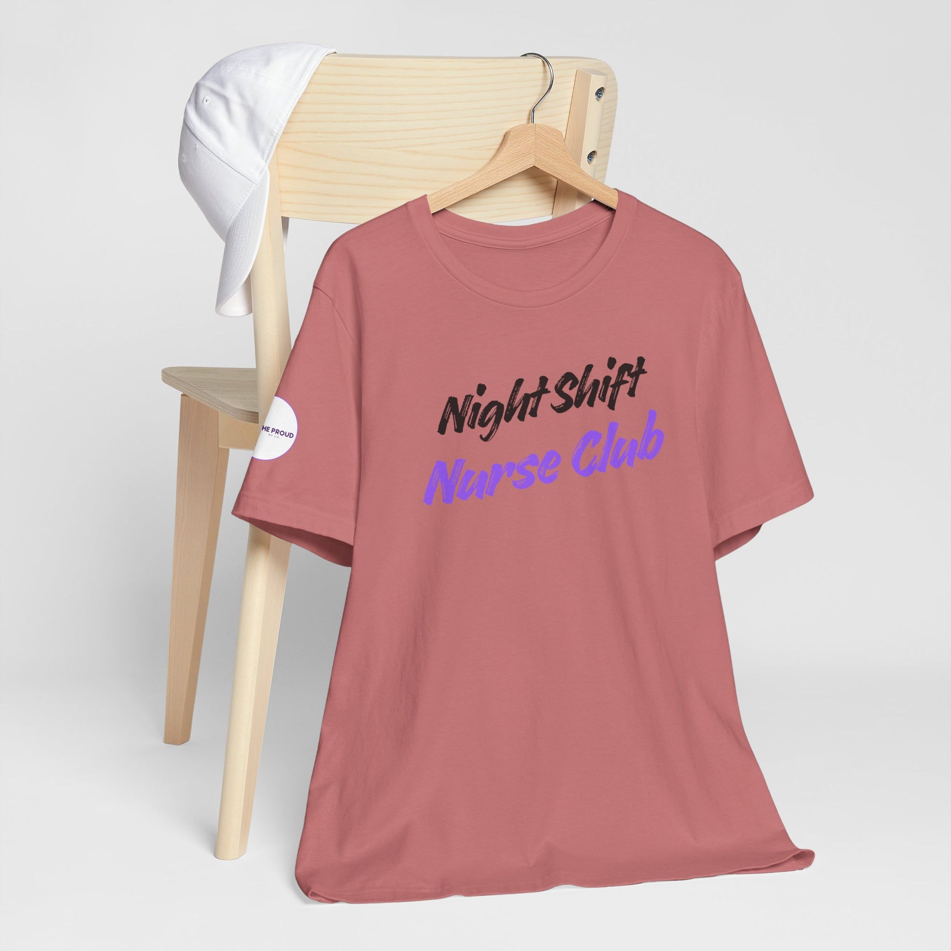 Night Shift Nurse T-Shirt designed for nurses working late-night shifts