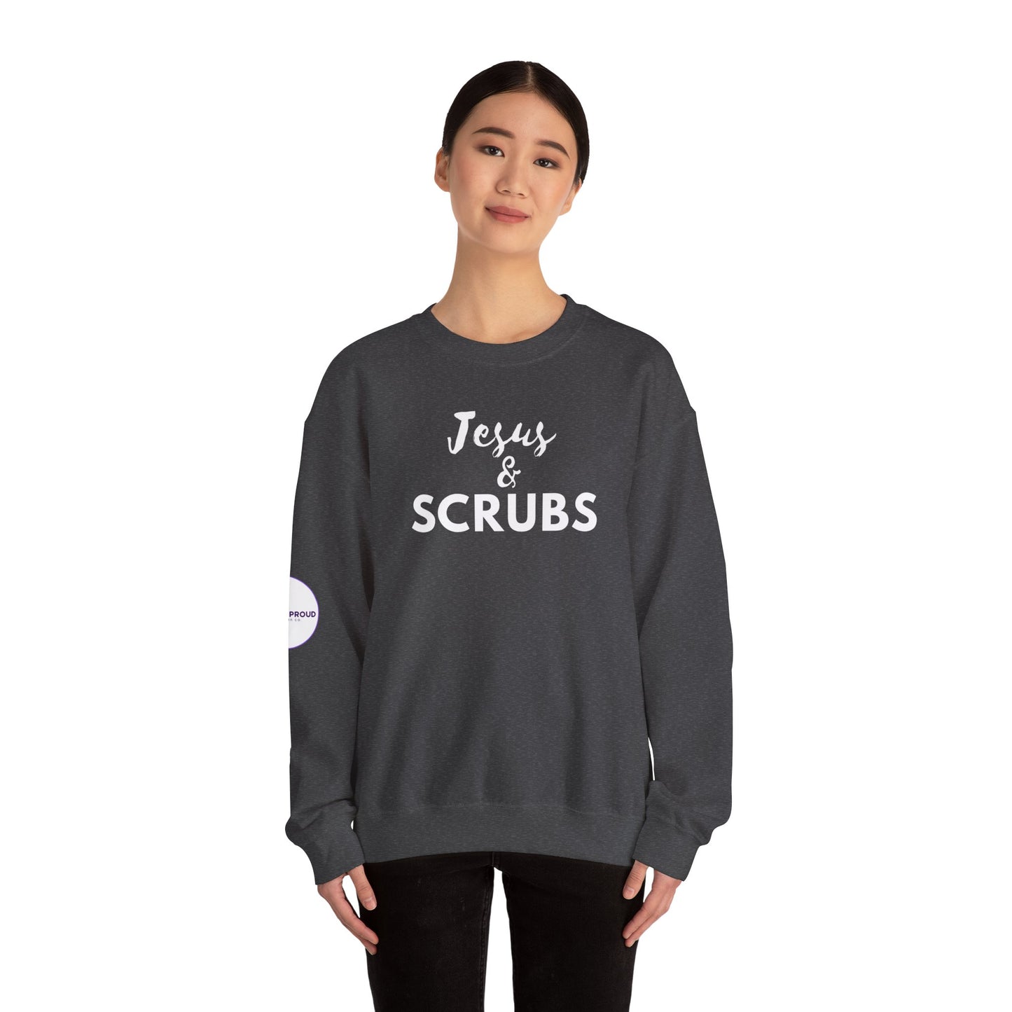 Unisex Crewneck Sweatshirt available in multiple color variants