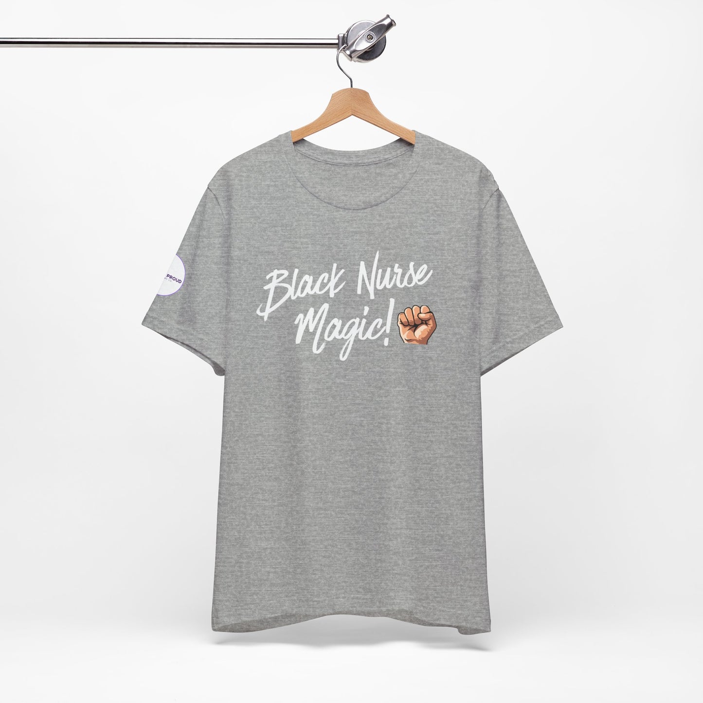 Black Nurse T-Shirt comfortable, durable shirt for long shifts and casual wear
