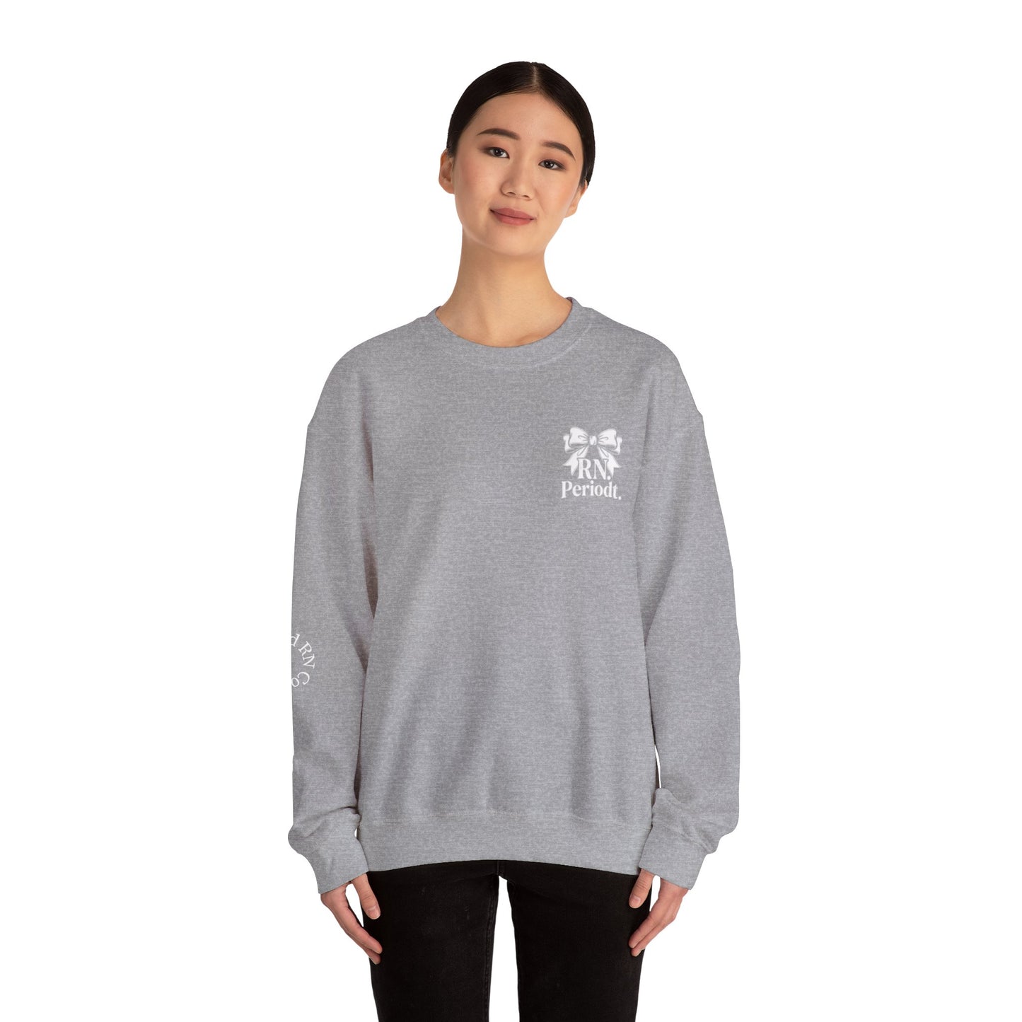 Unisex Heavy Blend Crewneck Sweatshirt suitable for custom printing
