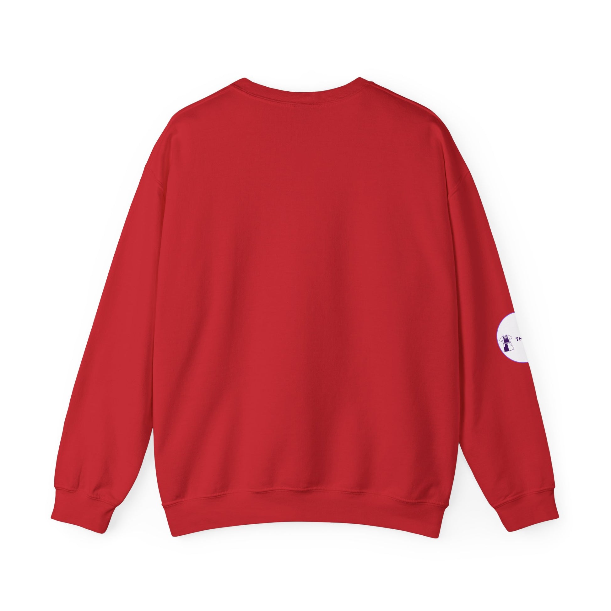 Side view of ICU Nurse Sweatshirt with ribbed collar