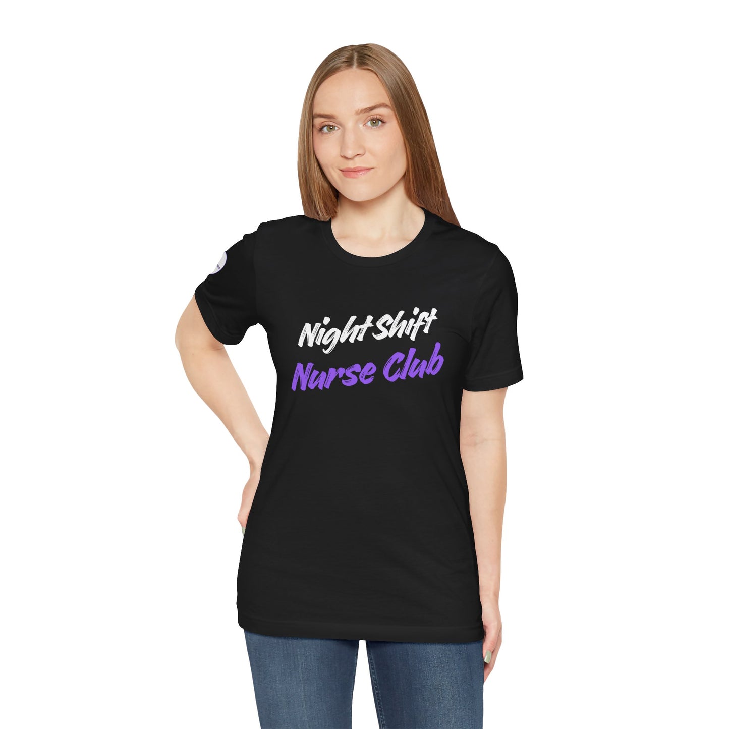 Night Shift Nurse T-Shirt designed for nurses working late-night shifts