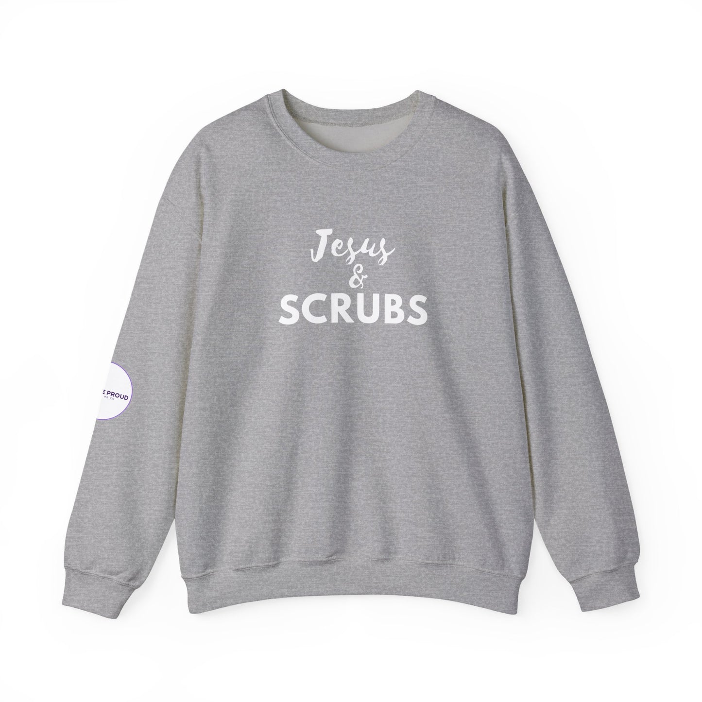 Christian Nurse Sweatshirt cozy crewneck for healthcare workers