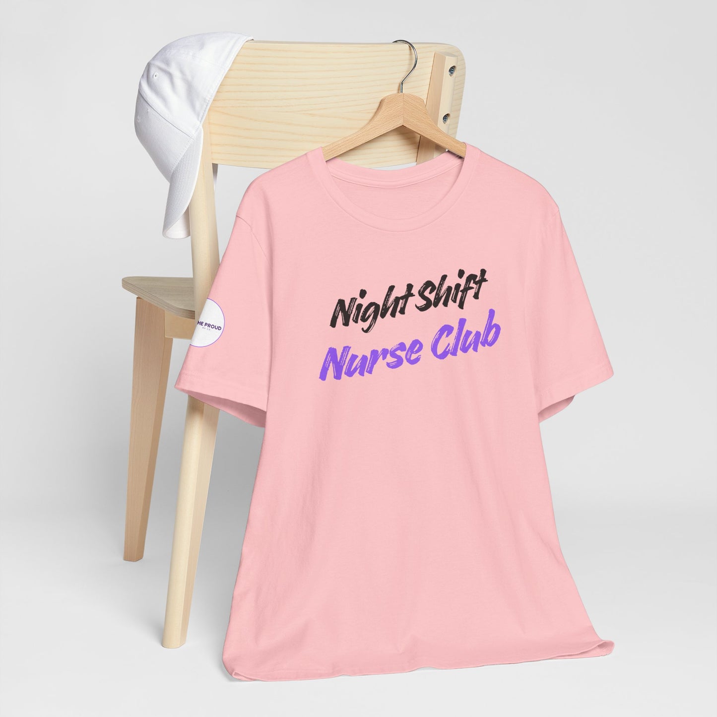 Night Shift Nurse T-Shirt designed for nurses working late-night shifts