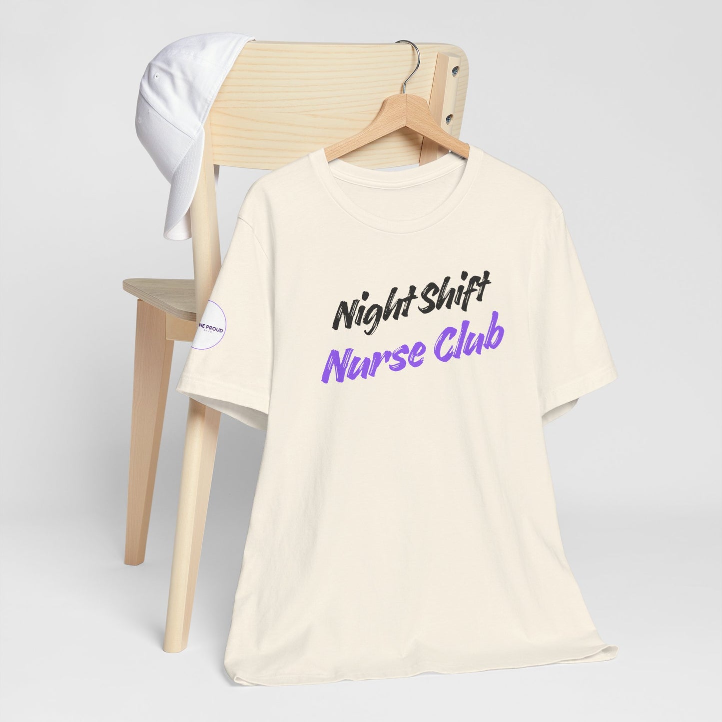 Night Shift Nurse T-Shirt designed for nurses working late-night shifts
