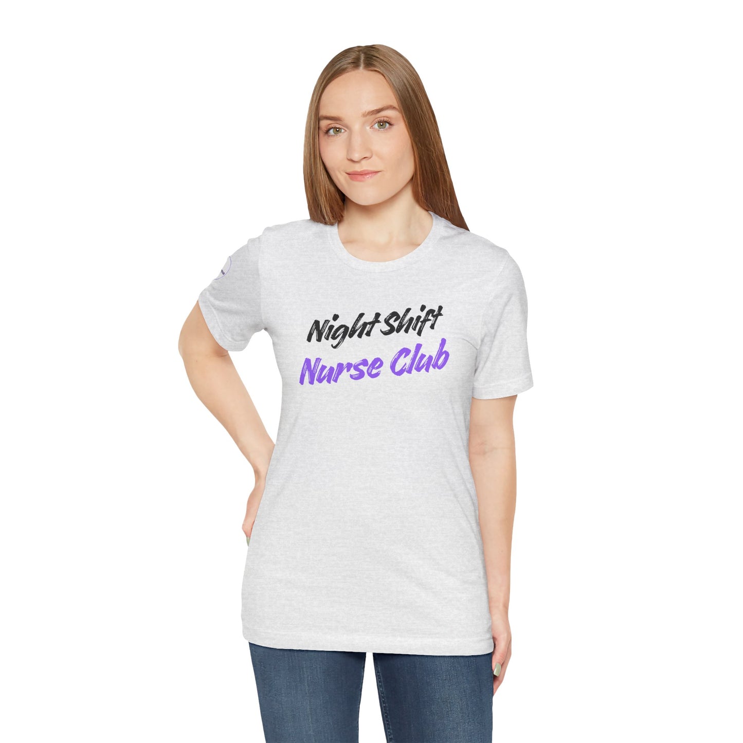 Night Shift Nurse T-Shirt designed for nurses working late-night shifts