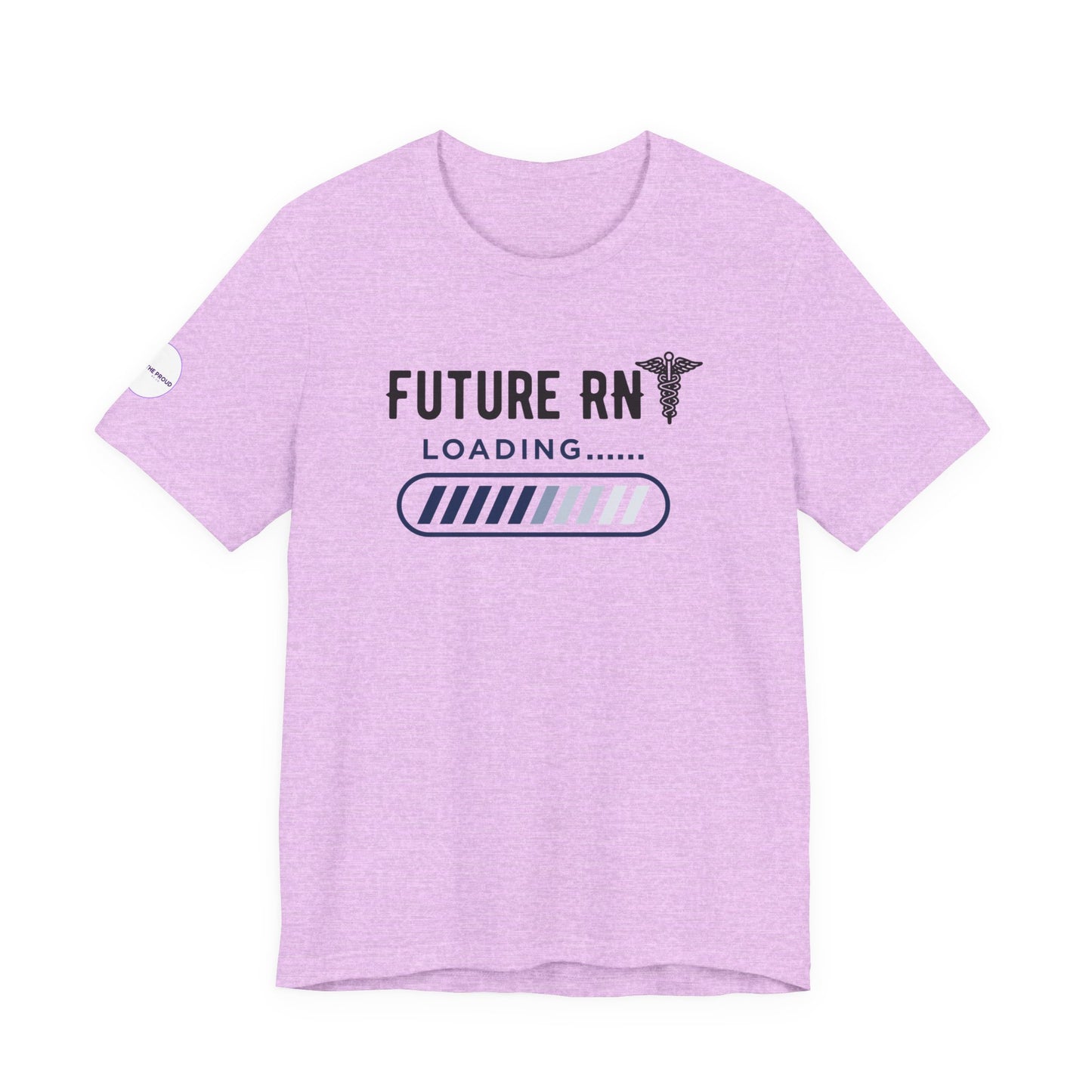Future RN T-Shirt with stethoscope and loading bar artwork