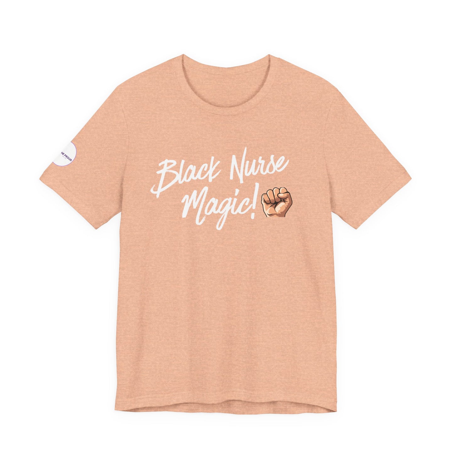 Black Nurse T-Shirt lightweight tee for nurses and healthcare workers