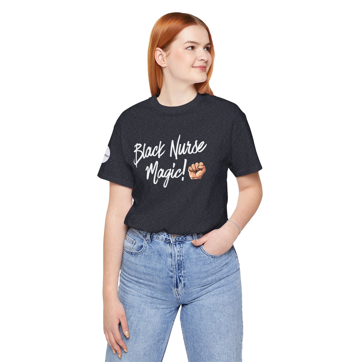 Black Nurse T-Shirt comfortable, durable shirt for long shifts and casual wear