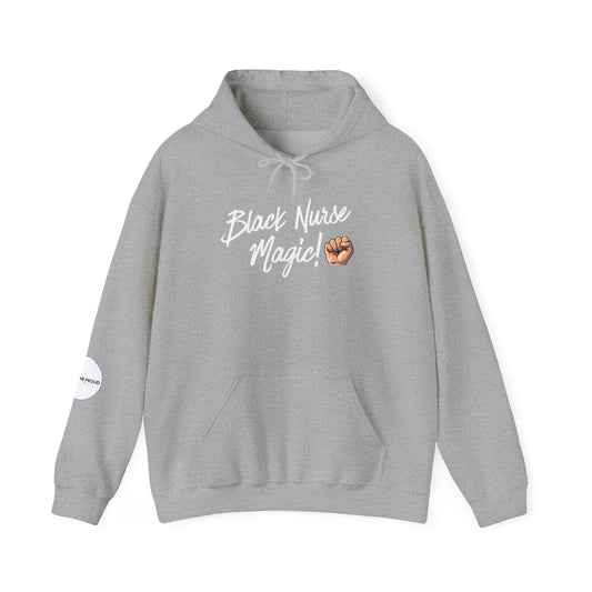 Black Nurse Magic Hoodie meaningful gift for nurses